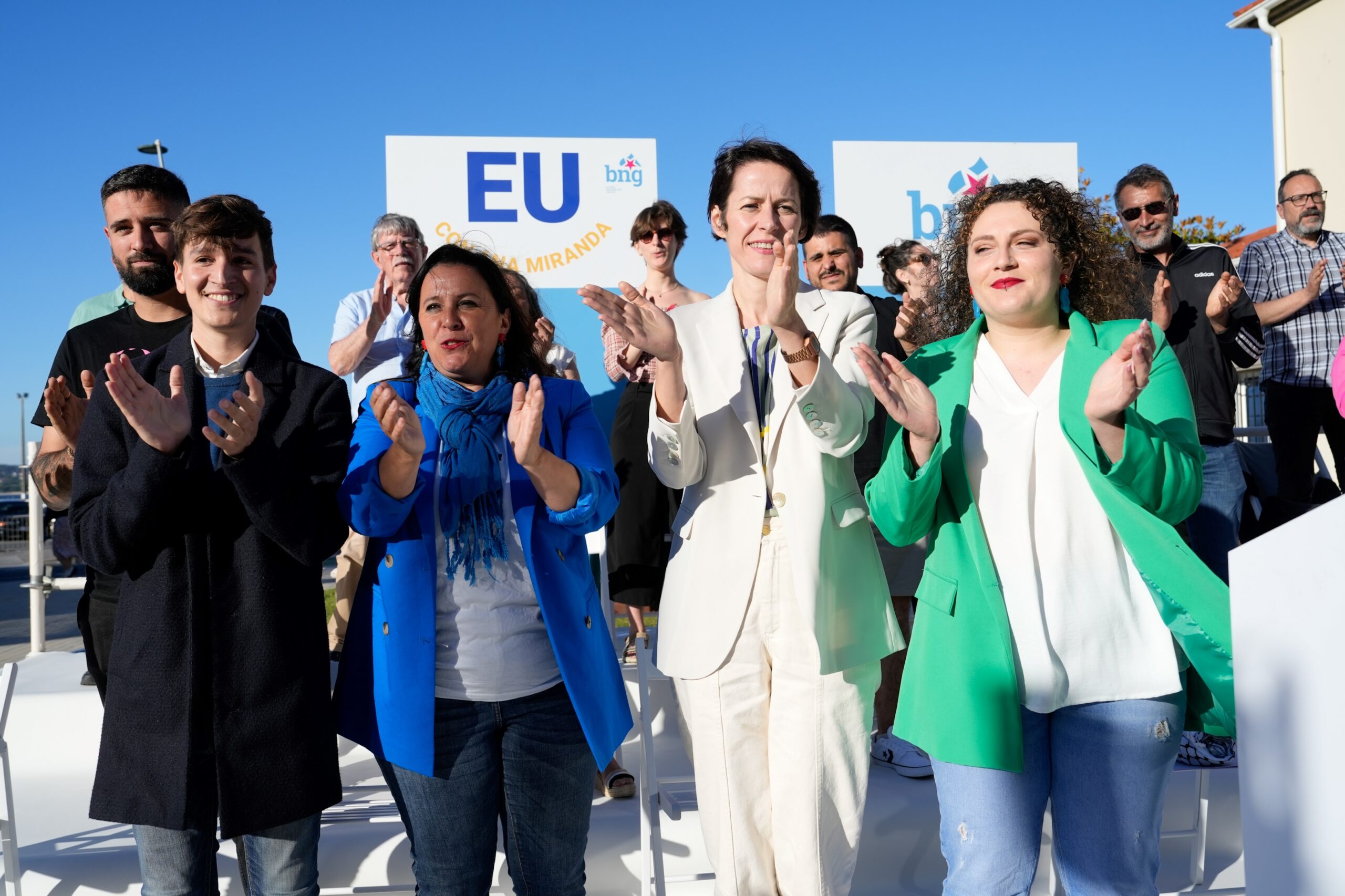 Pontón e Miranda mitin Ribeira 2