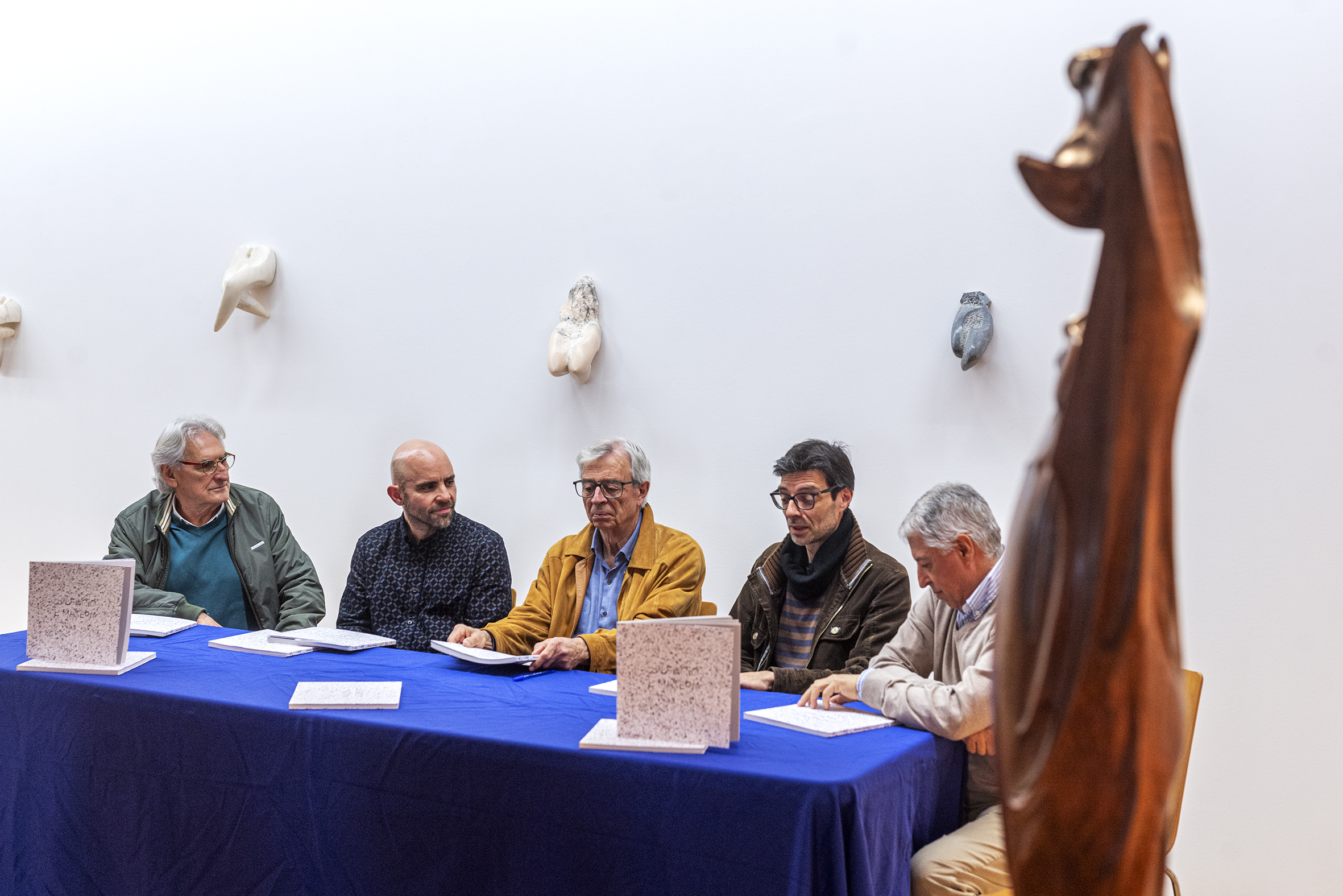 Presentación do catálogo Silencio e Materia de Xosé Cid – 1