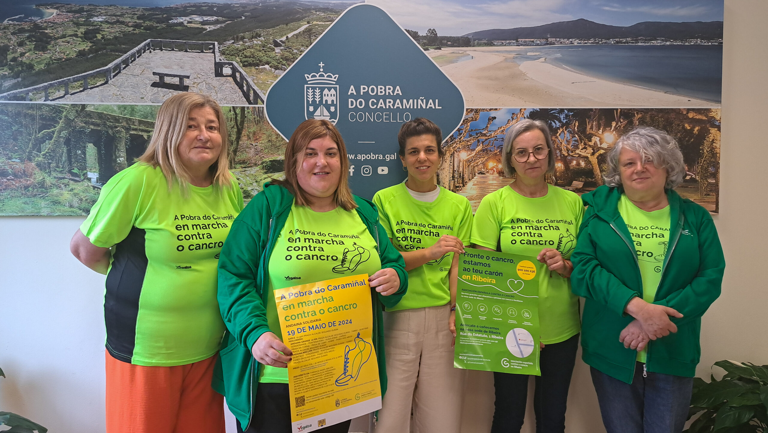 Presentación andaina solidaria contra cancro 2024