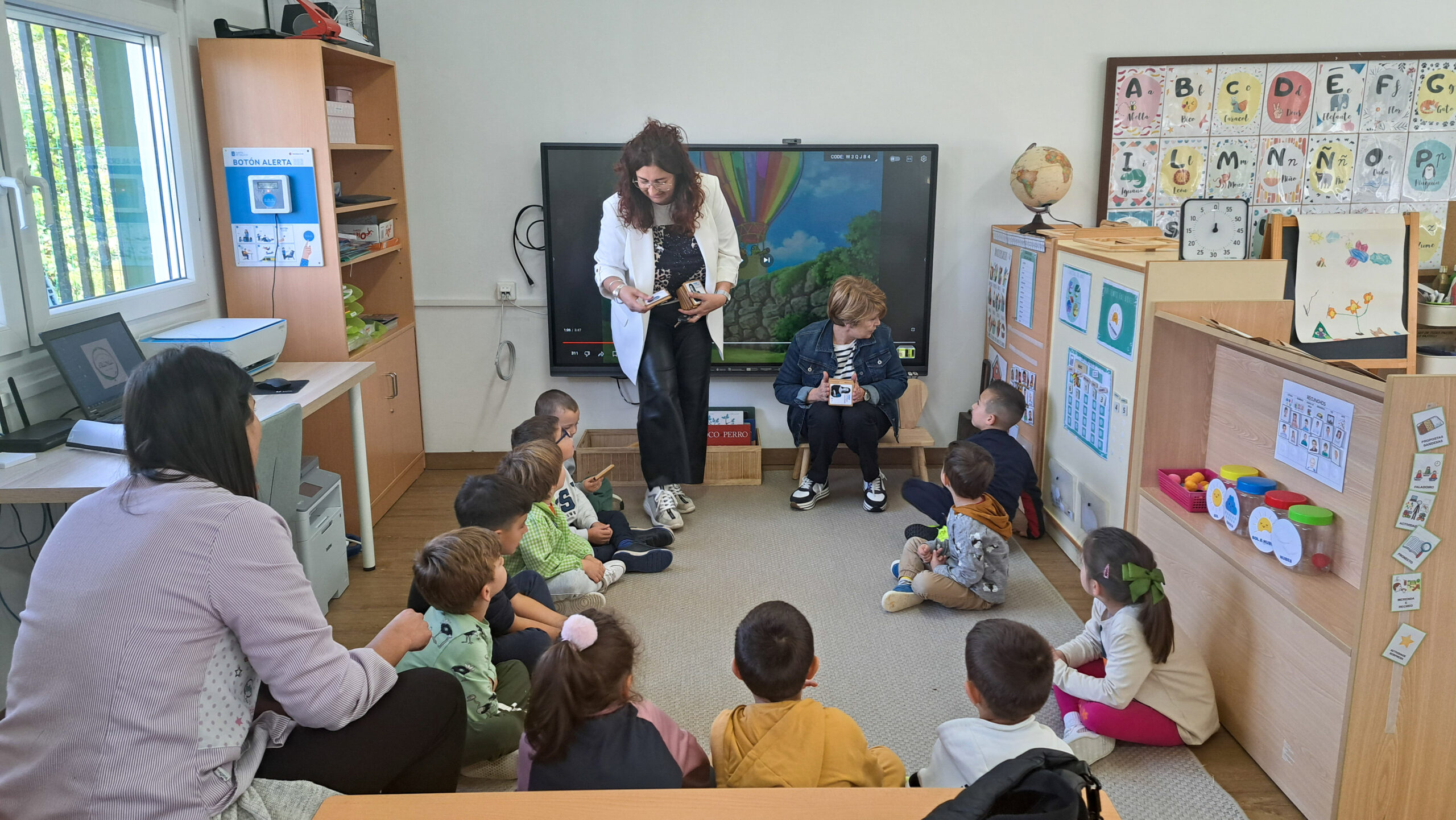 Repartimento escolas infantil caderno Maio das Letras Galegas 2024. Unitaria da Granxa