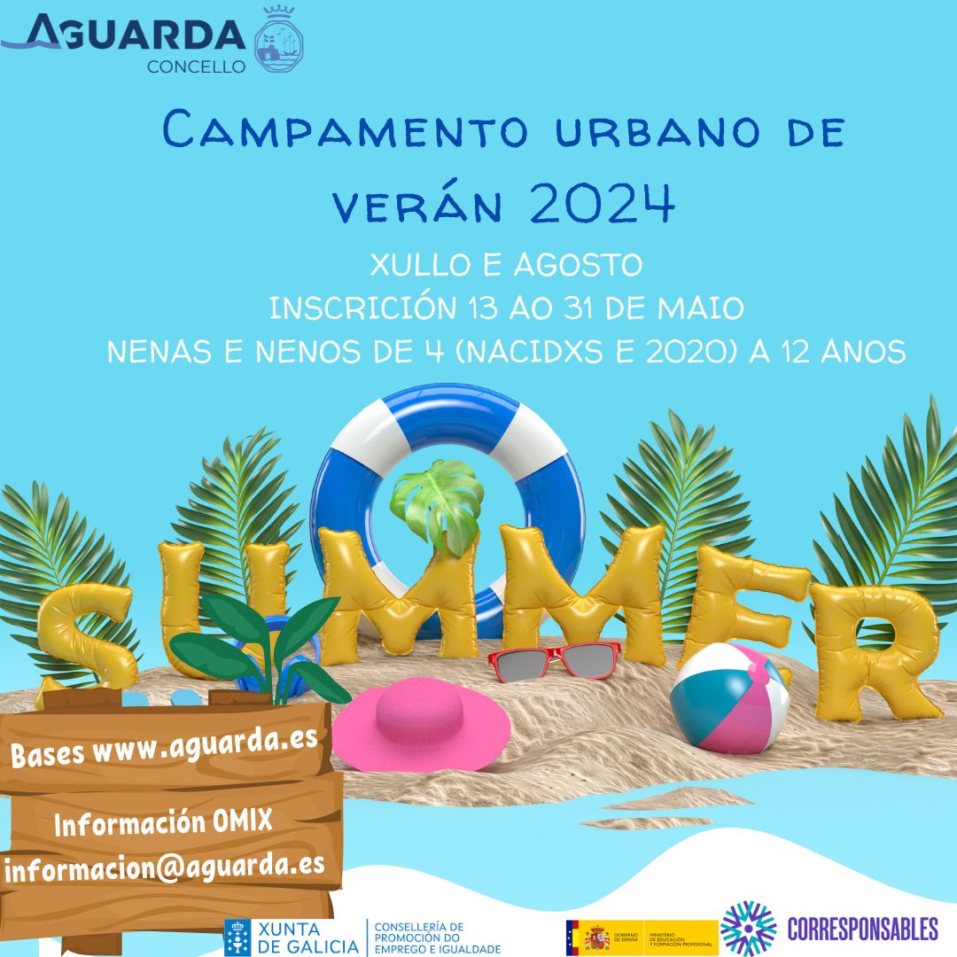 campamento urbano 2024 cartaz