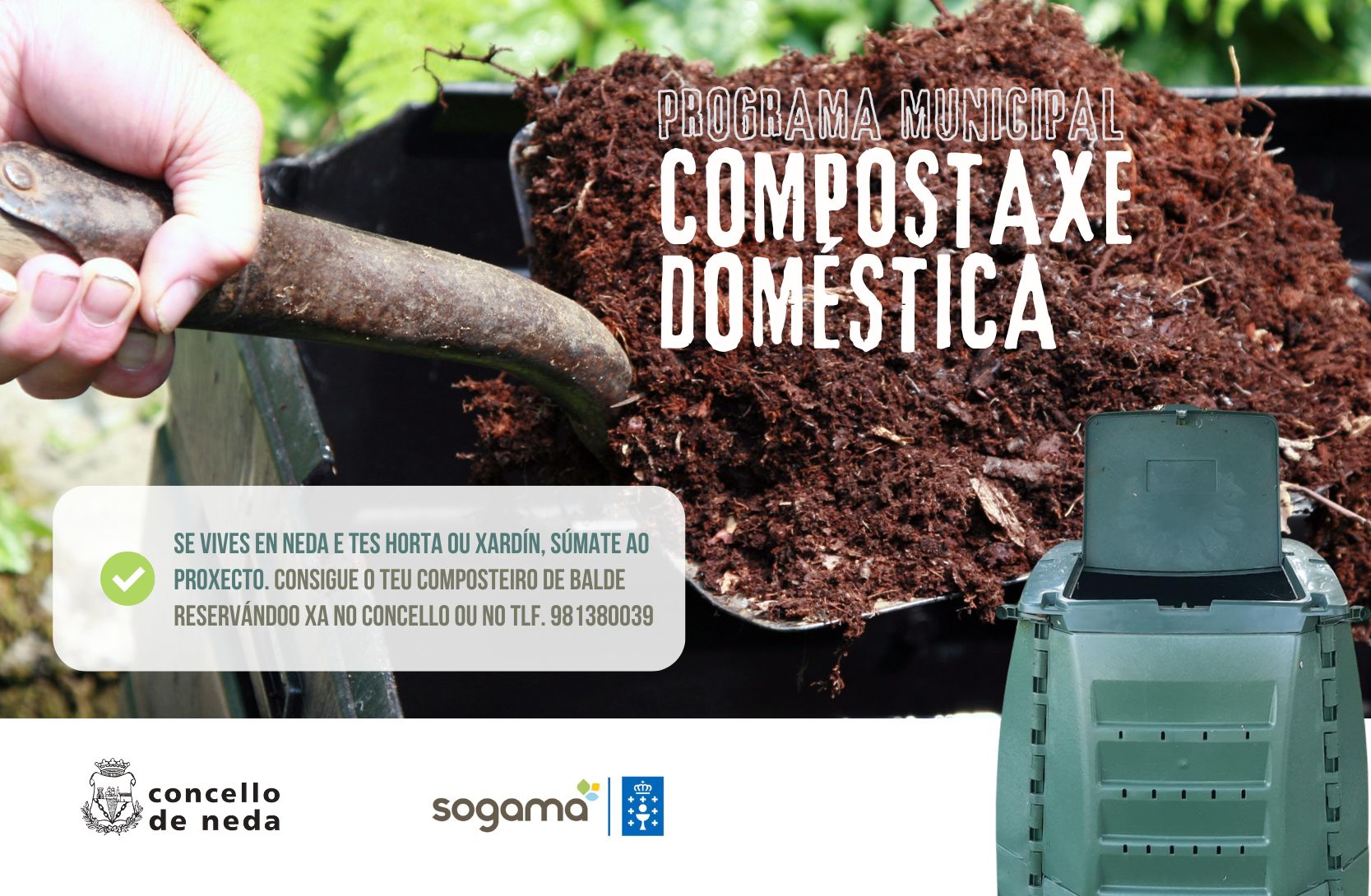 compostaxe doméstica Neda