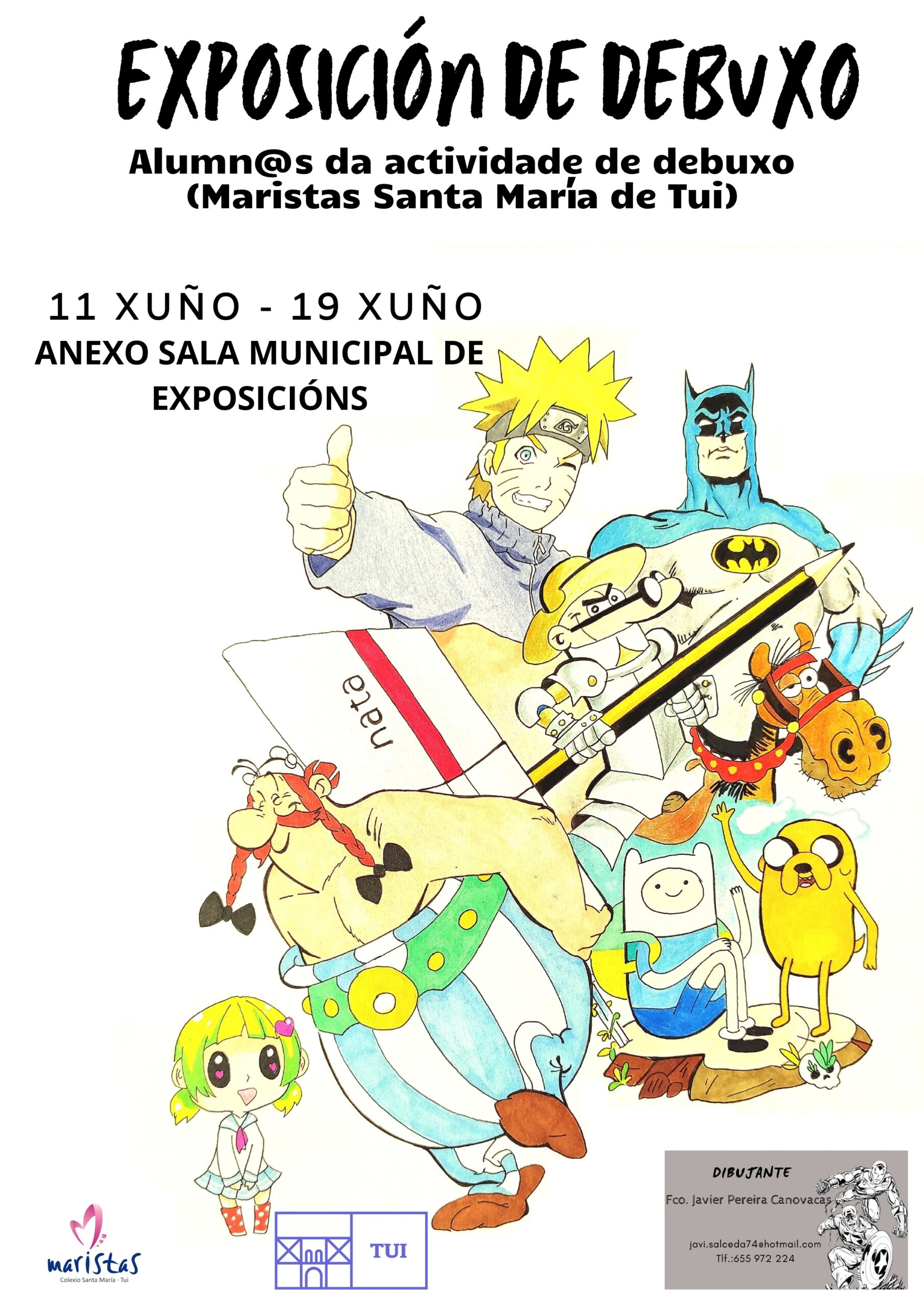 10062024 Cartel expo comic Colexio Maristas