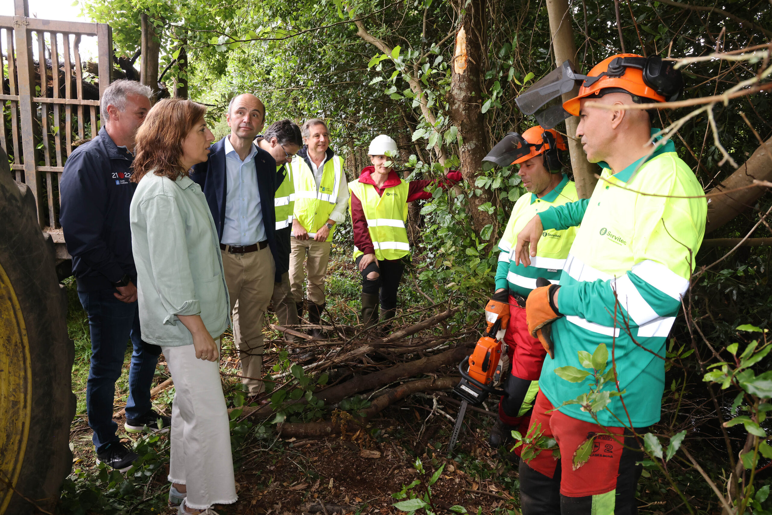 Ángeles Vázquez, visitará unha actuación de conservación e mantemento que está realizando Augas de Galicia na contorna do río Artes