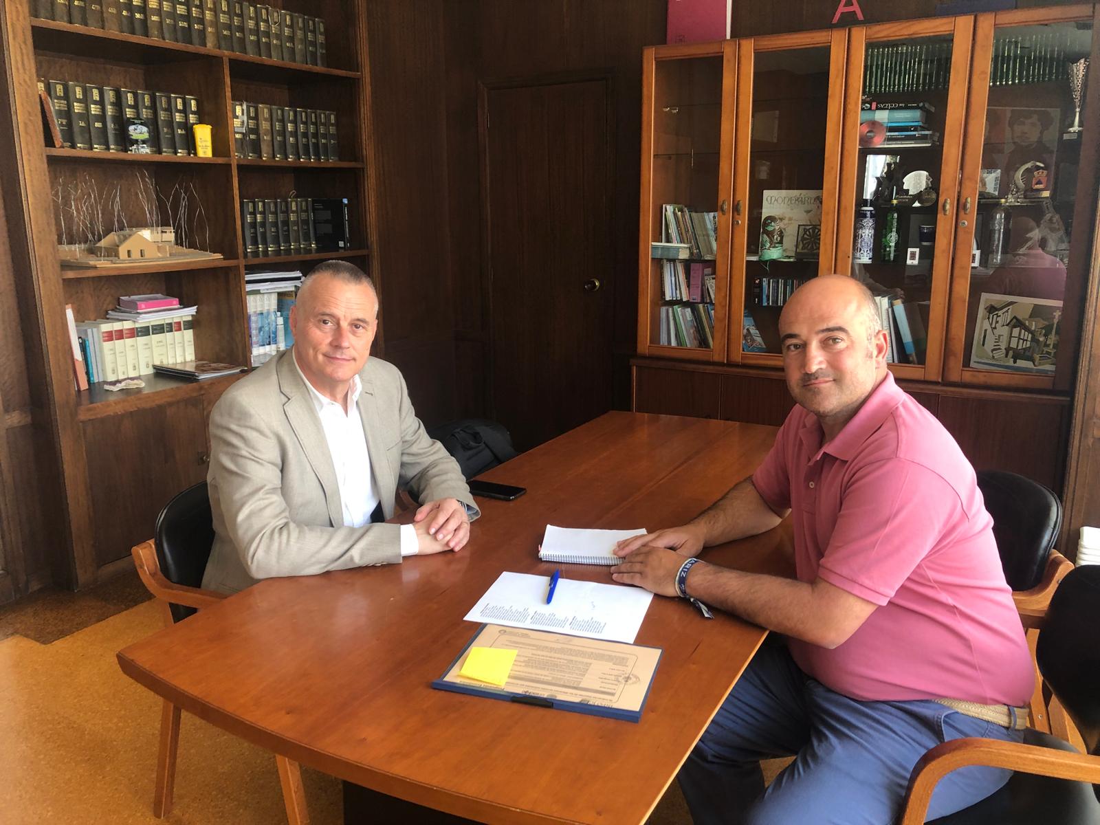 Alcalde Calis Montes e presidente Confederación Empresarios Pontevedra (1)