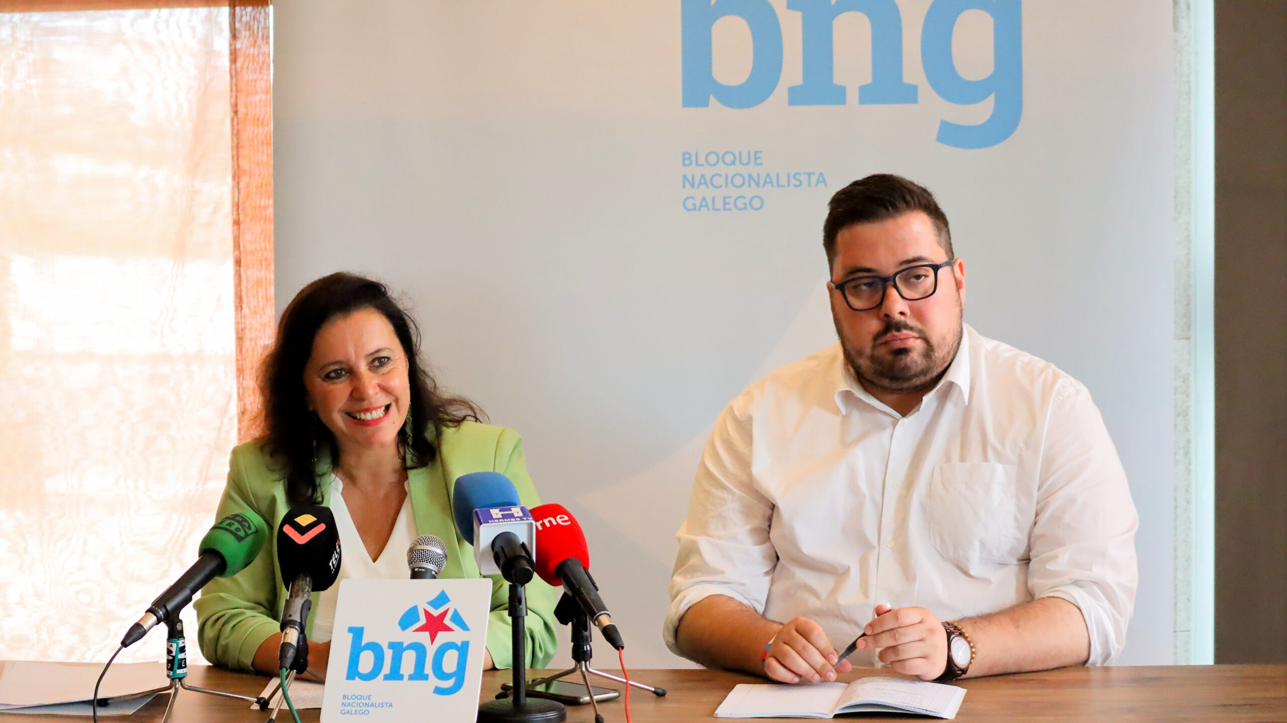 Ana Miranda e Xabier P. Igrexas BNG