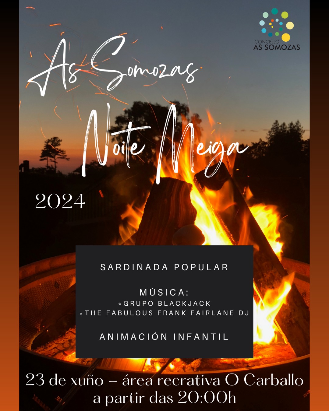 CARTEL AS SOMOZAS – noite meiga 2024