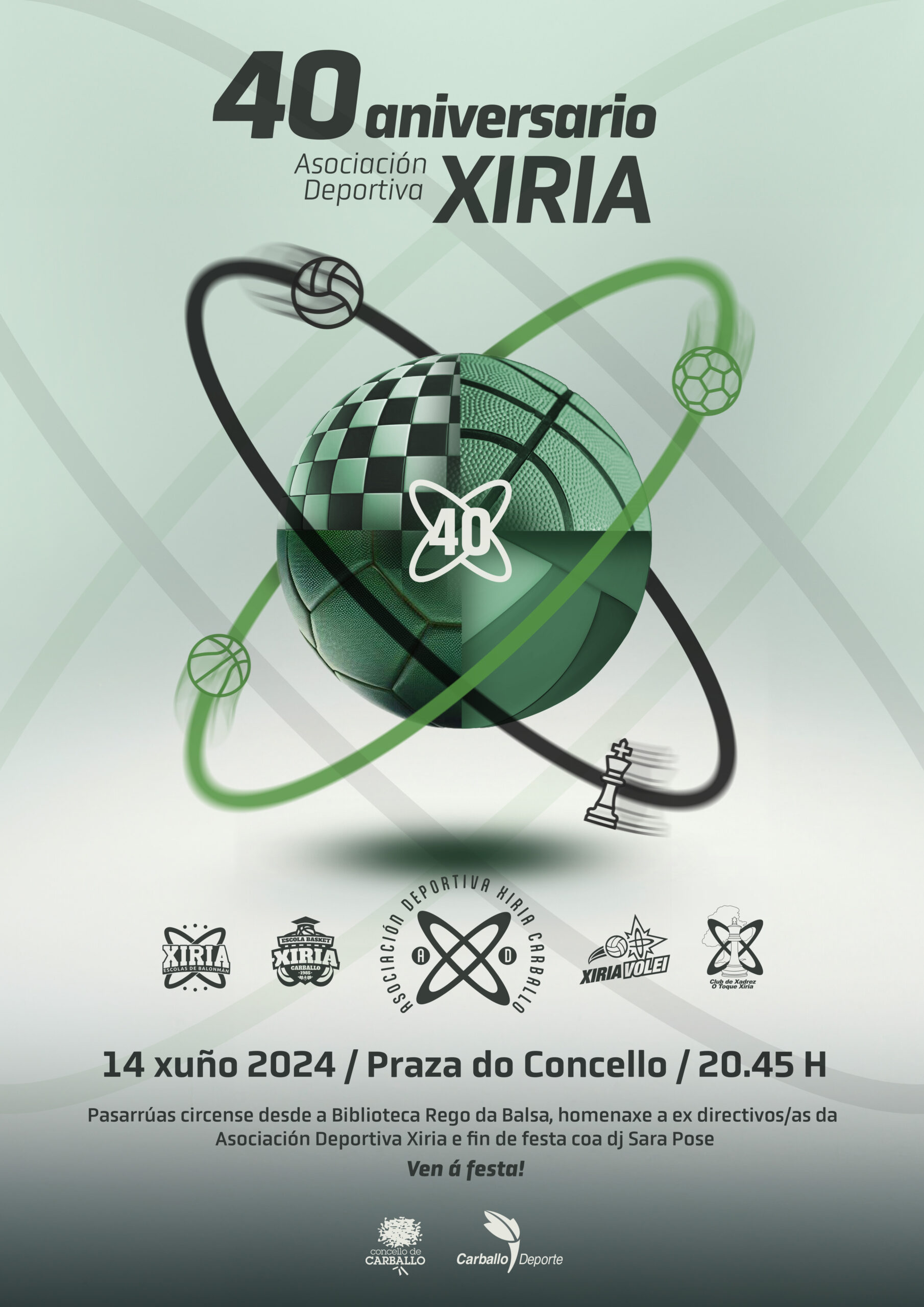 Cartel 40 aniv XIRIA
