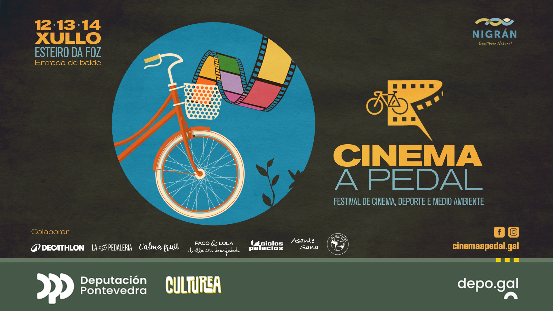 Cartel Cinema a Pedal 2024