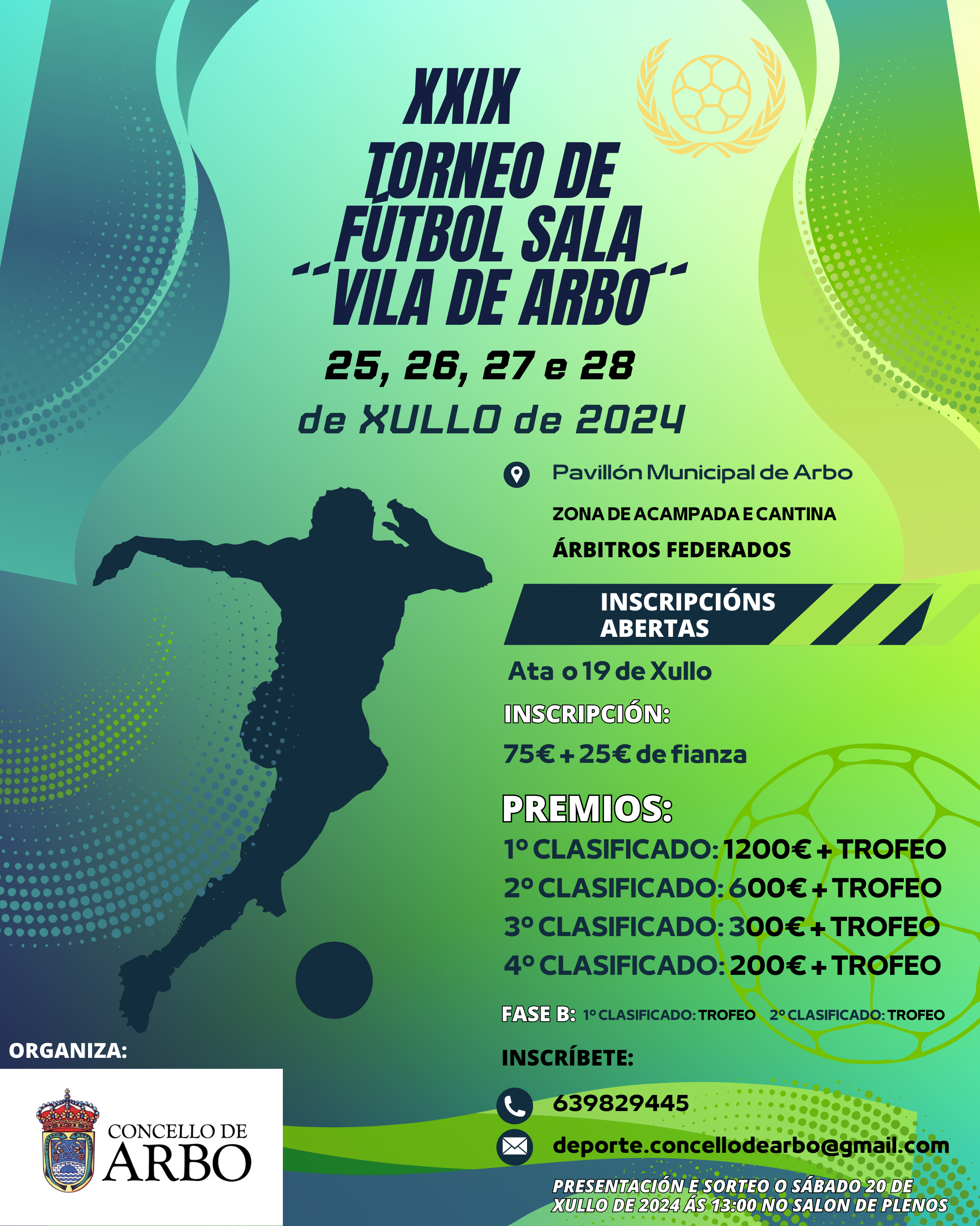 Cartel Torneo Vila de Arbo