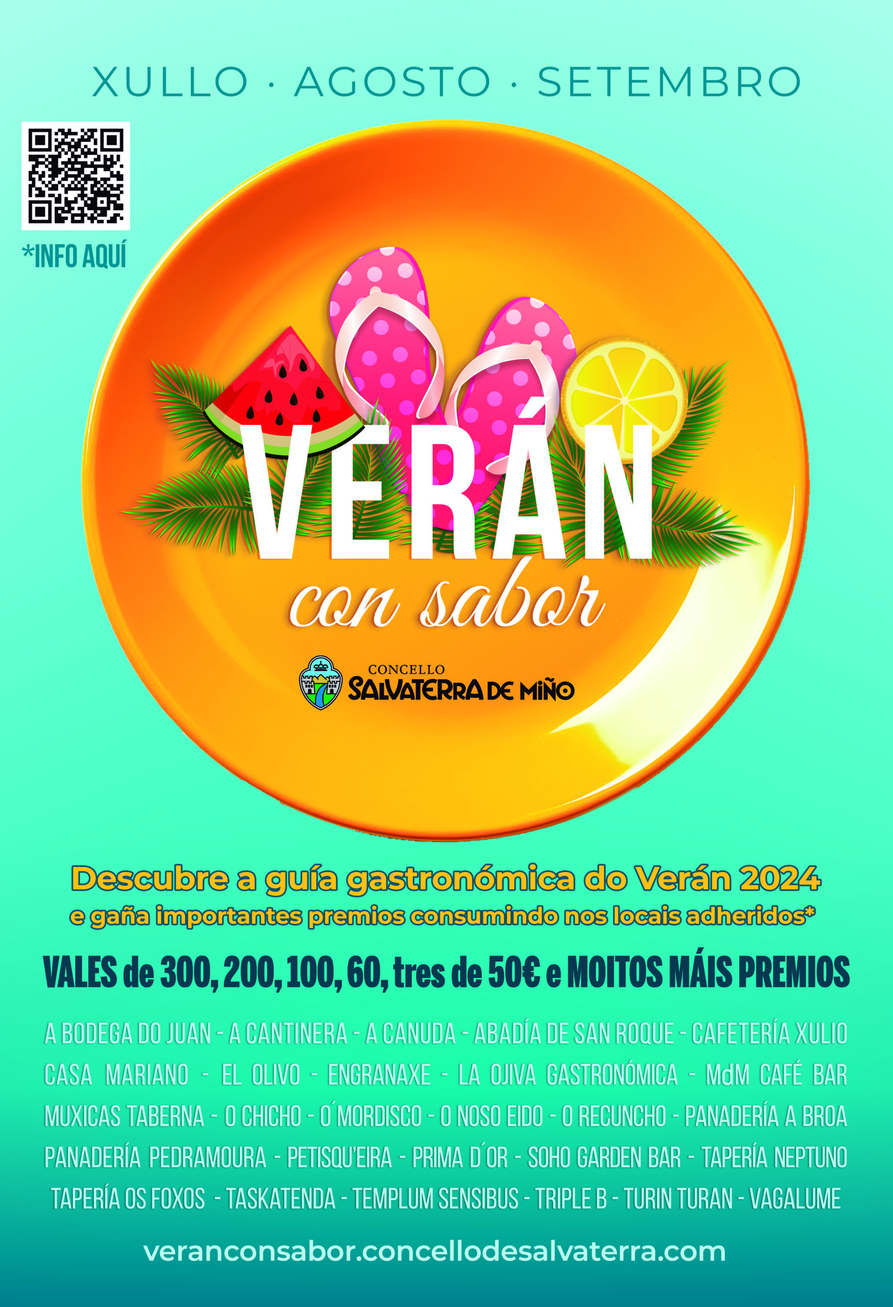 Cartel Verán con Sabor