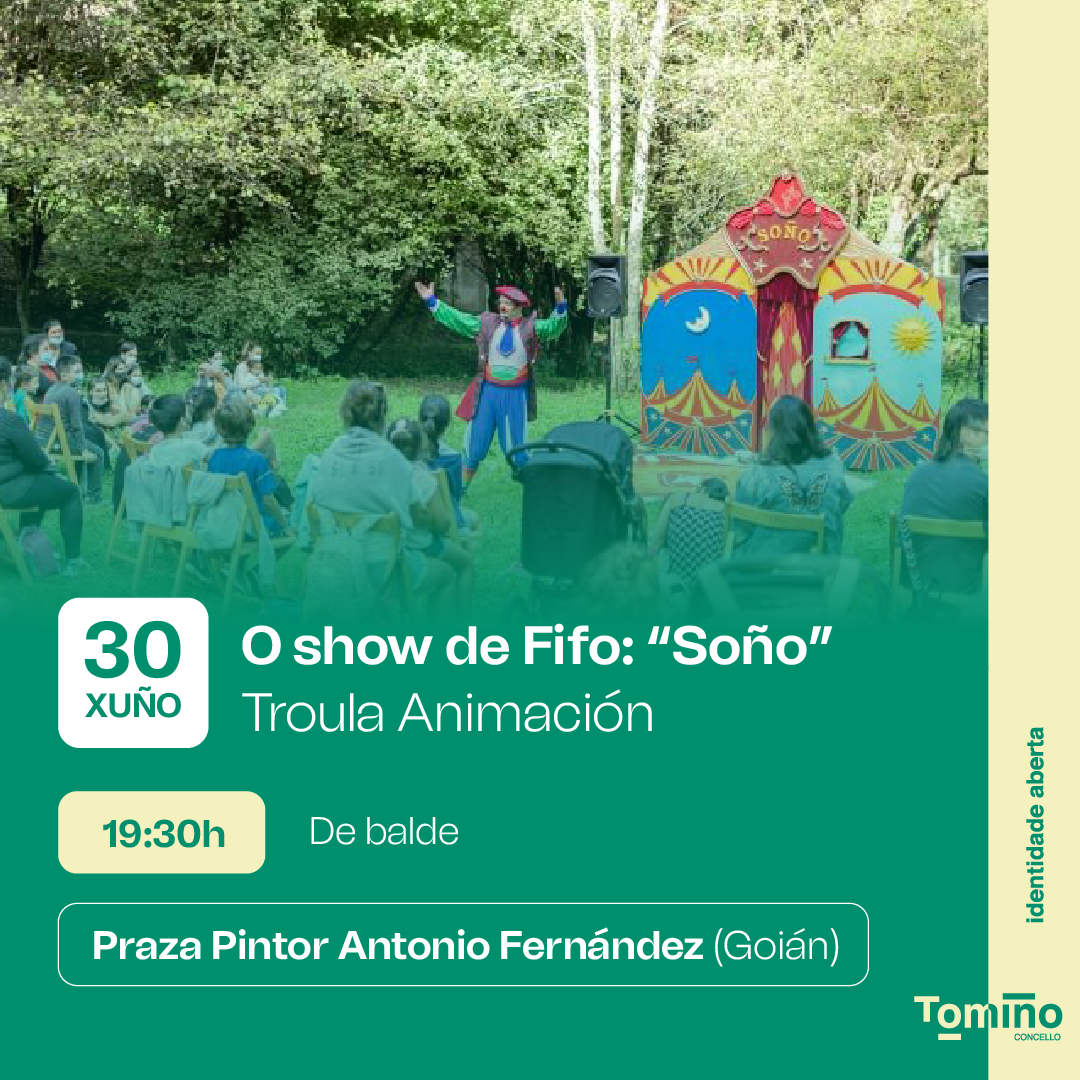 Diversión a esgalla en familia co Show de Fifo ‘Soño’
