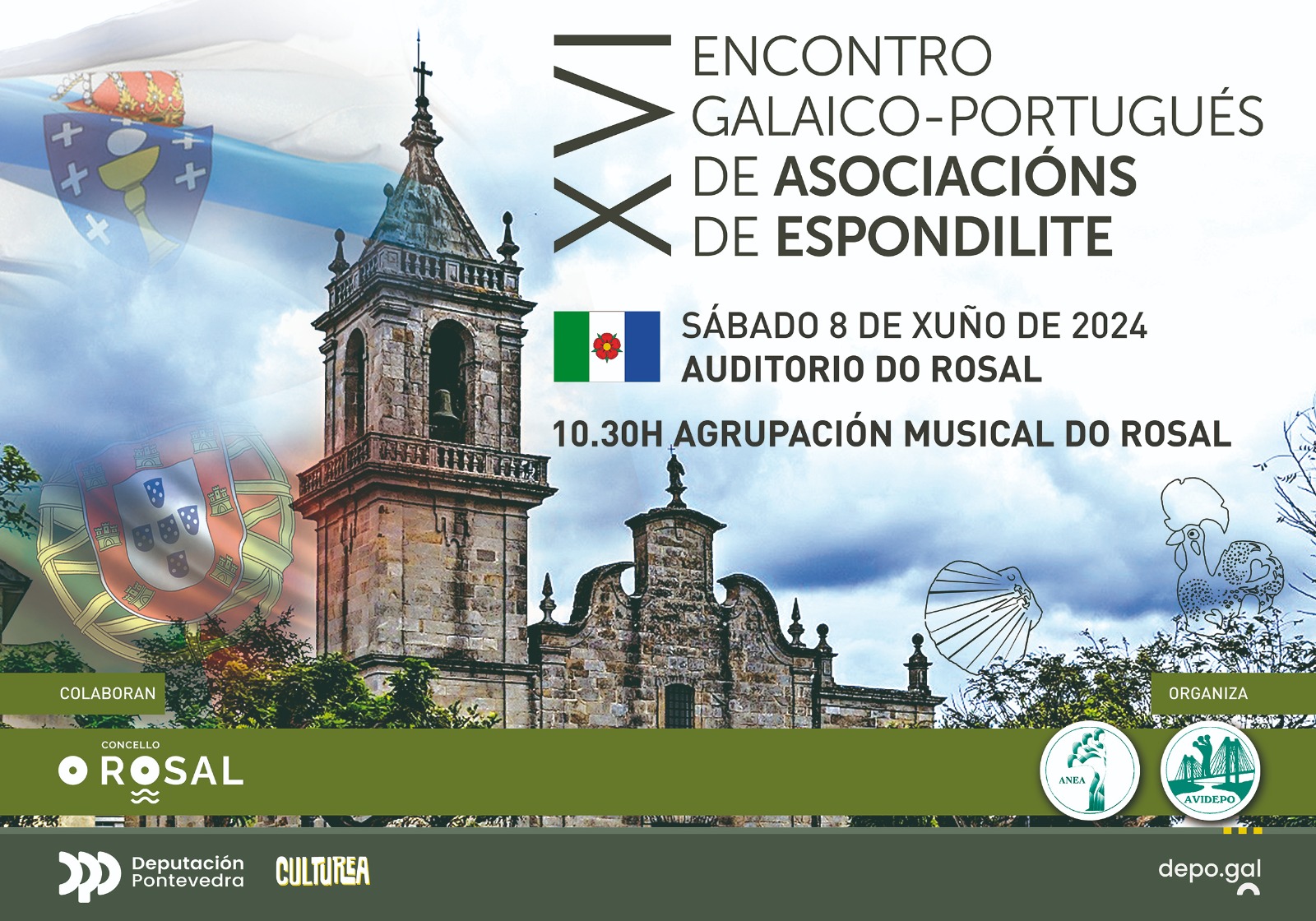 O Rosal acolle o XVI Encontro Galaico-Portugués de Asociacións de Espondilite 01