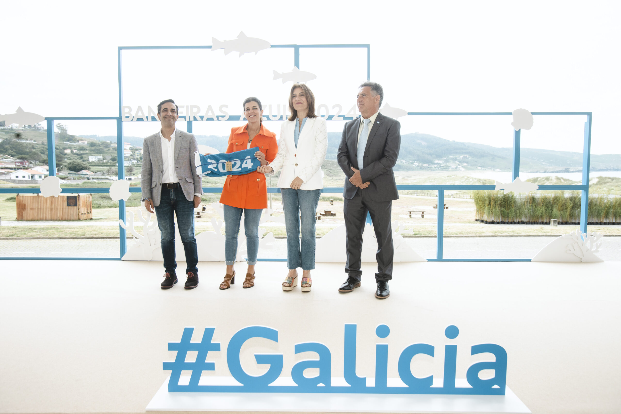 Recepción bandeira azul 2024. Autoría da Xunta de Galicia