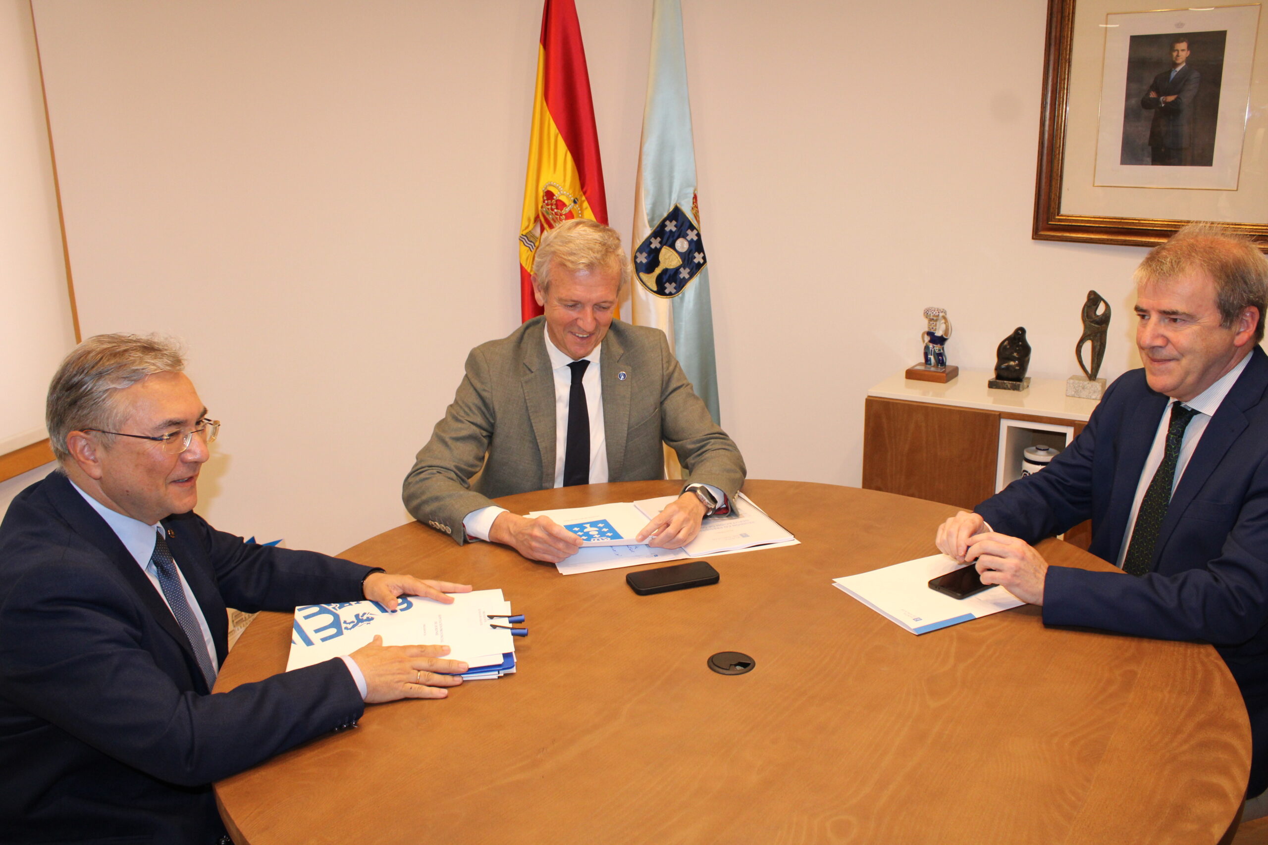 Reunioìn de Luis Menor e Alfonso Rueda – 1