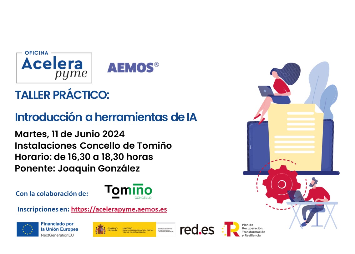Tomiño acolle un taller práctico sobre intelixencia artificial para persoas autónomas, emprendedoras e pemes