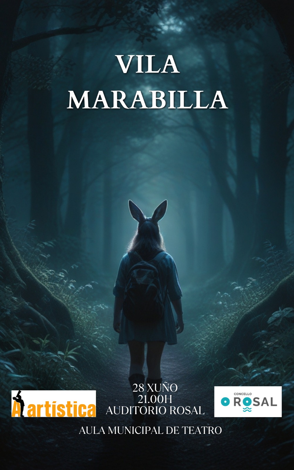 Unha viaxe de fantasiěa na procura das raiěces coa Aula Municipal de Teatro do Rosal