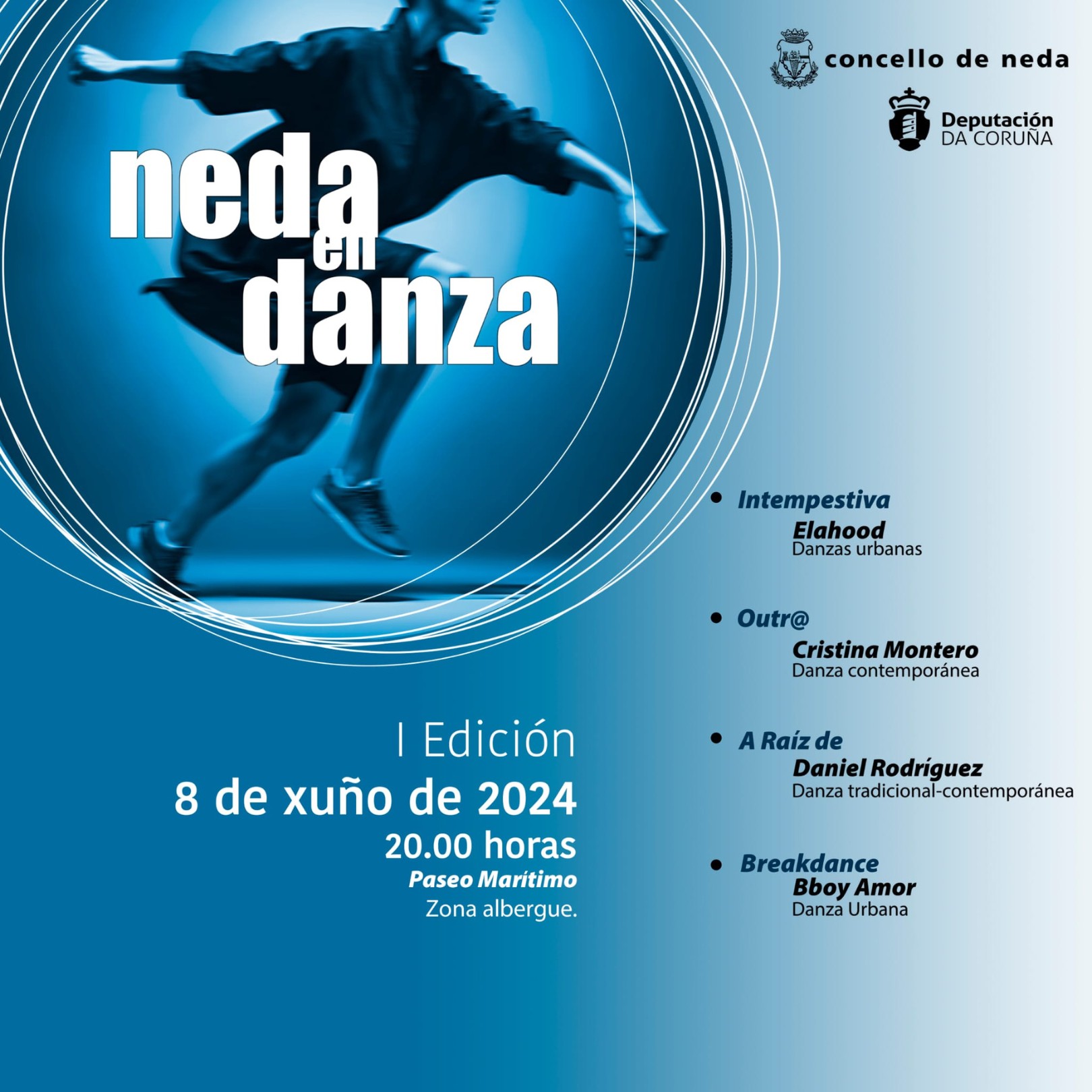 cartel Neda en danza