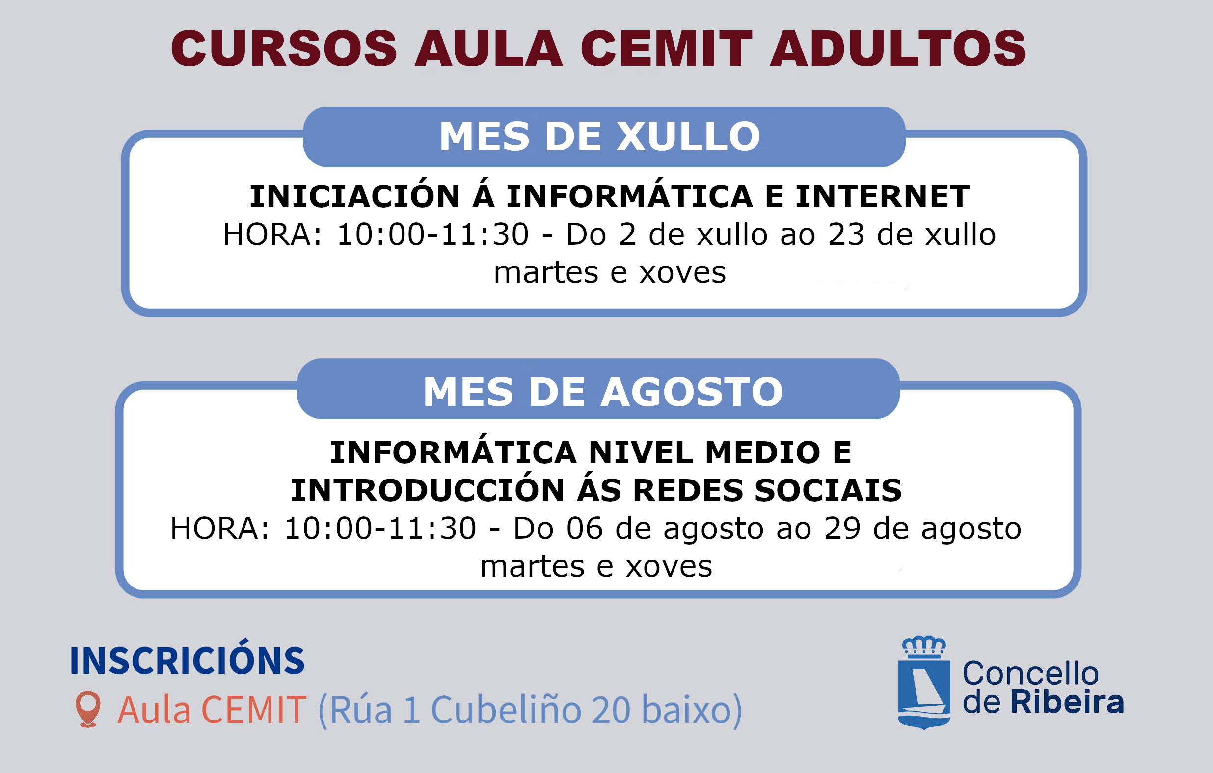 cursos cemit veran 24 ADULTOS