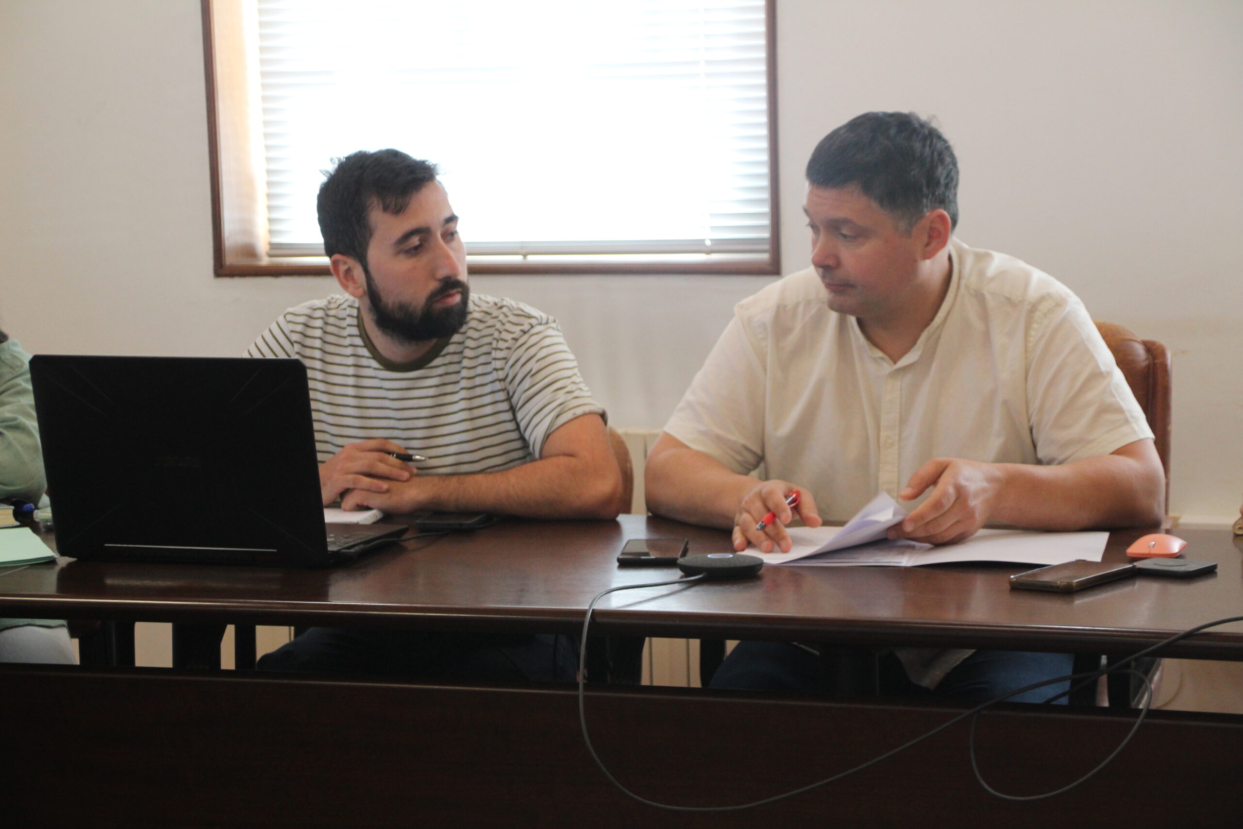 manu lourenzo, alcalde e diego moreira concelleiro de facenda