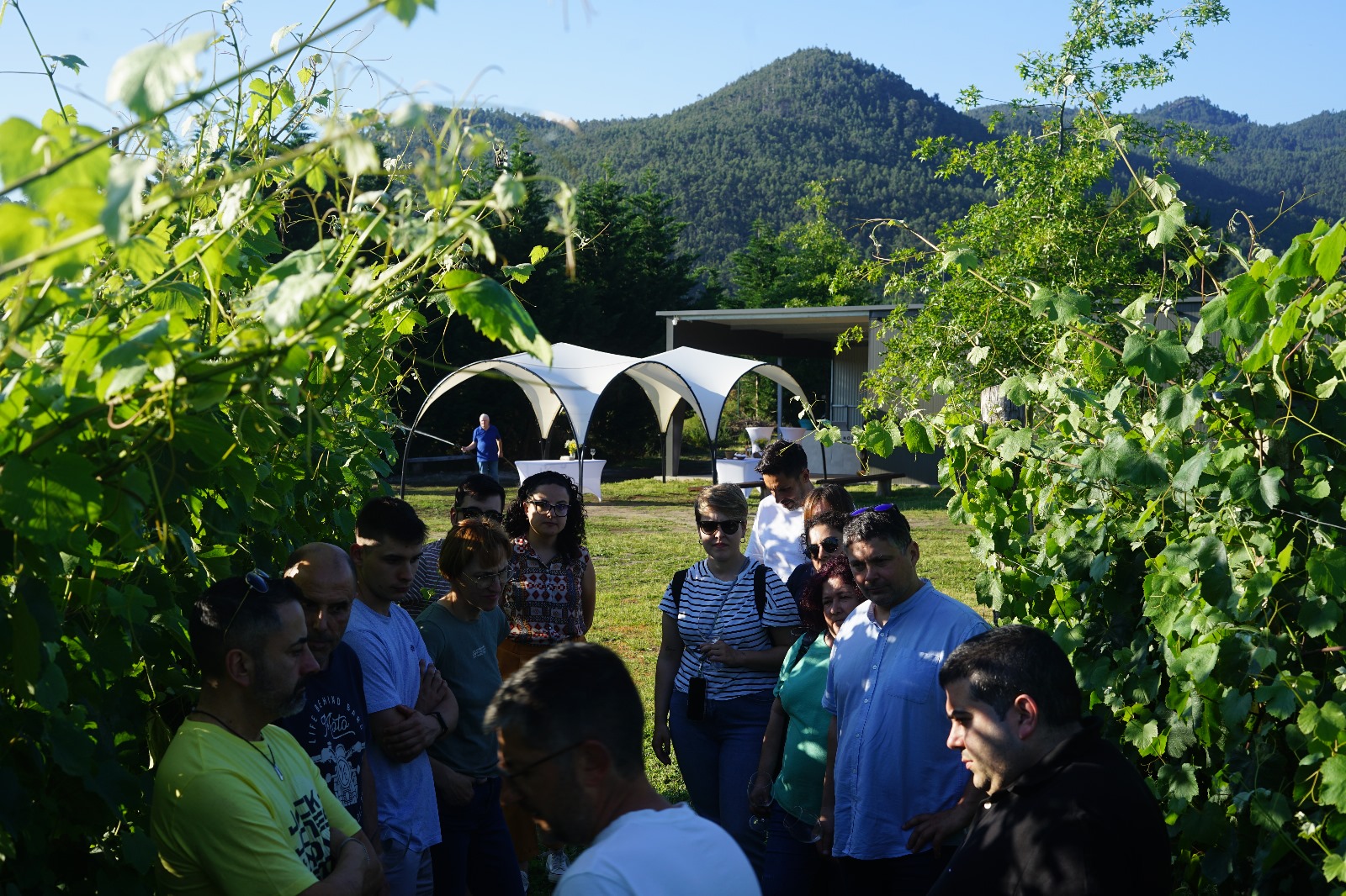 visita manu lourenzo e silvia cernadas adegas