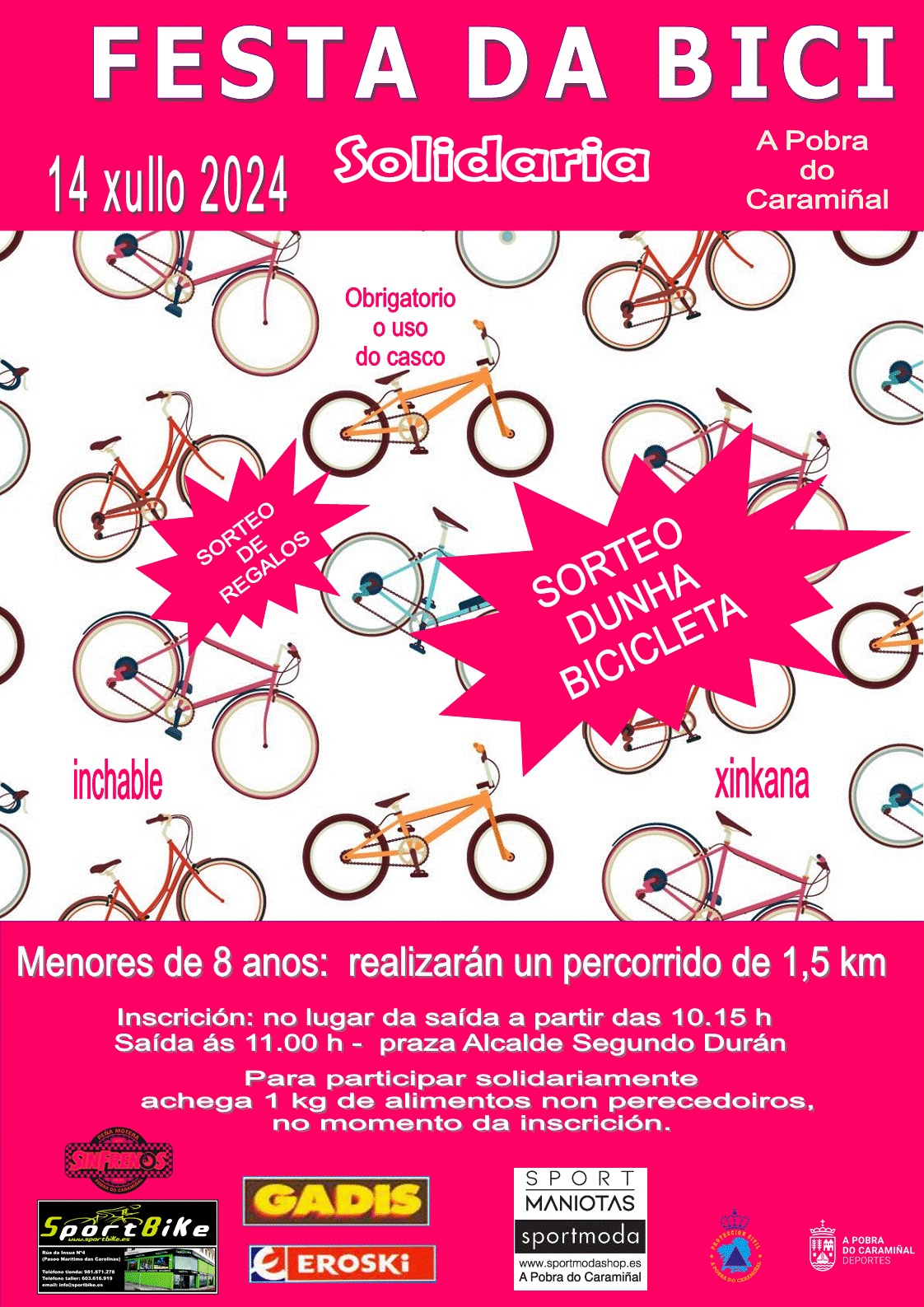 Cartel da Festa da Bici 2024