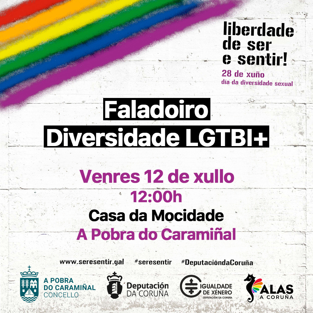 Cartel do faladoiro Diversidade LGTBI+ 2024