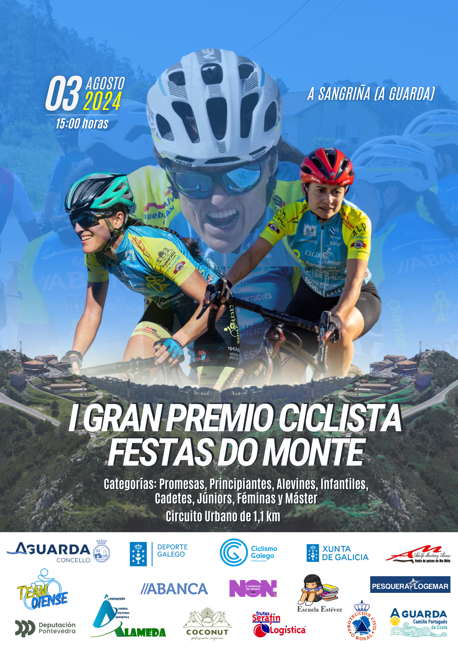 Cartel gp ciclista monte