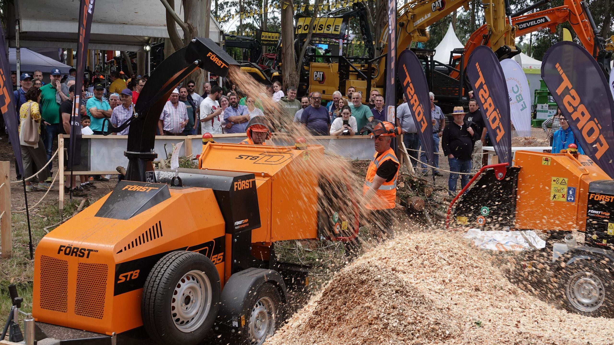 Demostración hoy en feria Galiforest Abanca 2024 DSC01204