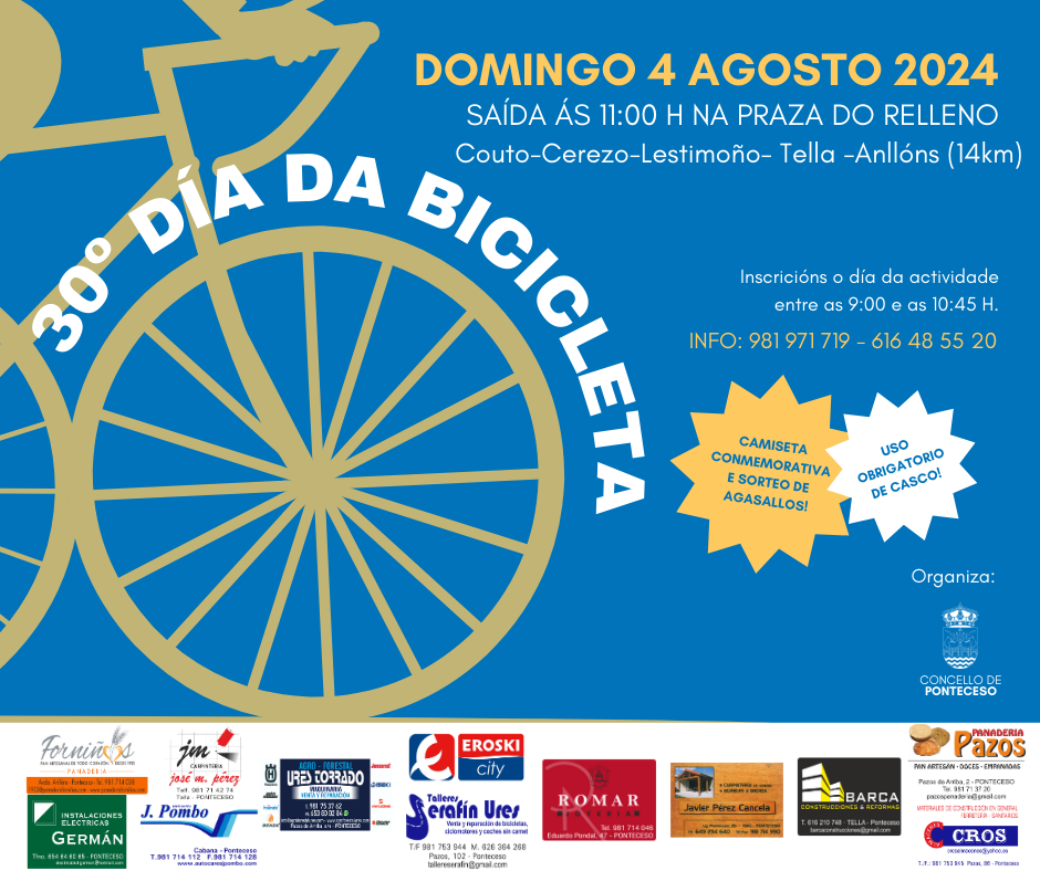 Día da bicicleta Ponteceso