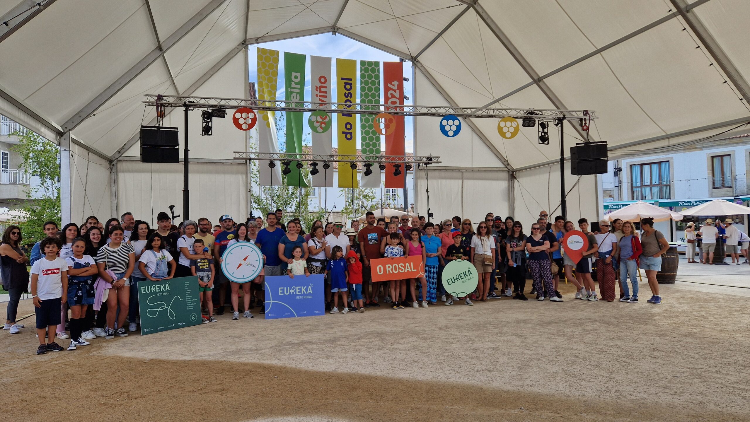 Máis de 200 persoas superan entre viñas e viñedos do Rosal un novo desafío de Eureka Reto Rural 01