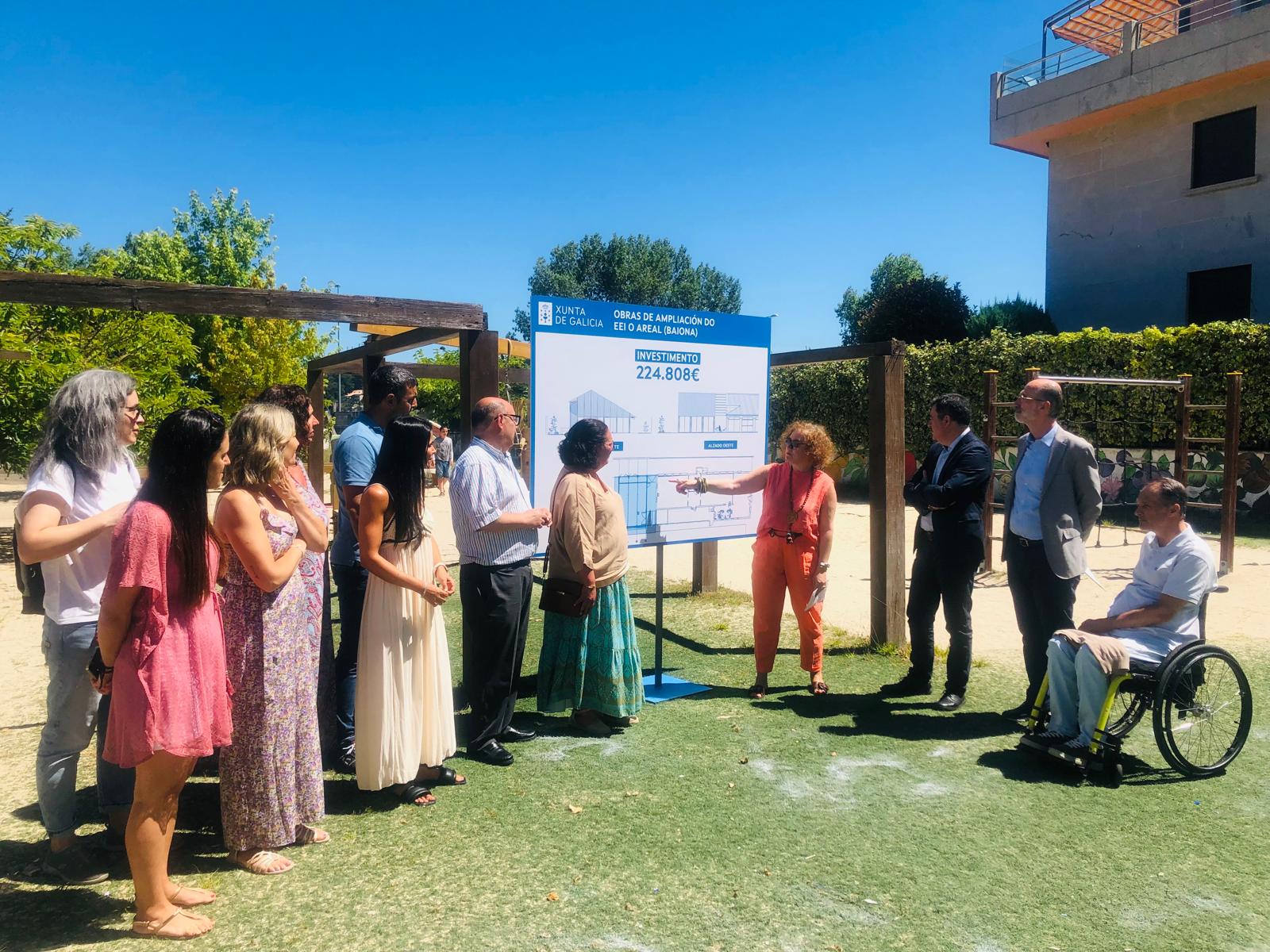 Visita Conselleiro Educación O Areal