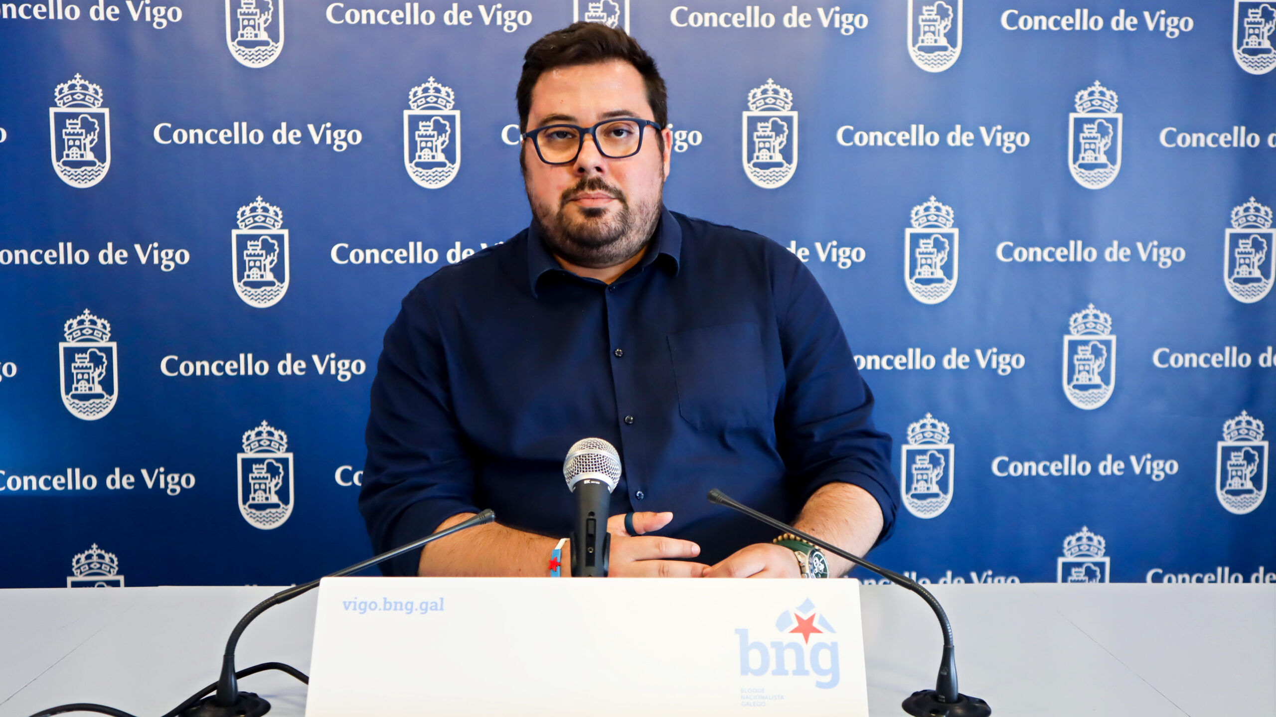 Xabier P. Igrexas, portavoz municipal BNG de Vigo