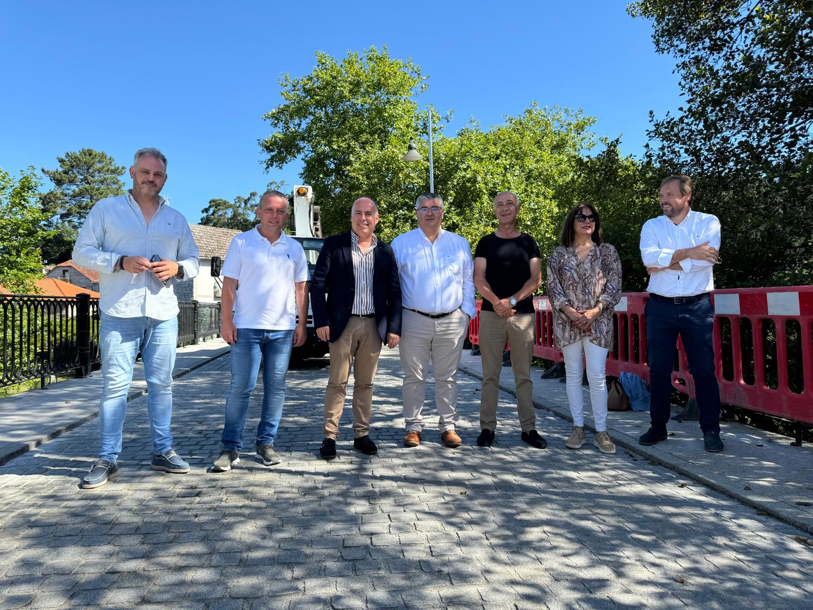 javier touris visita obra reparacion firme EP-9703 Vilanova-Pontearnelas