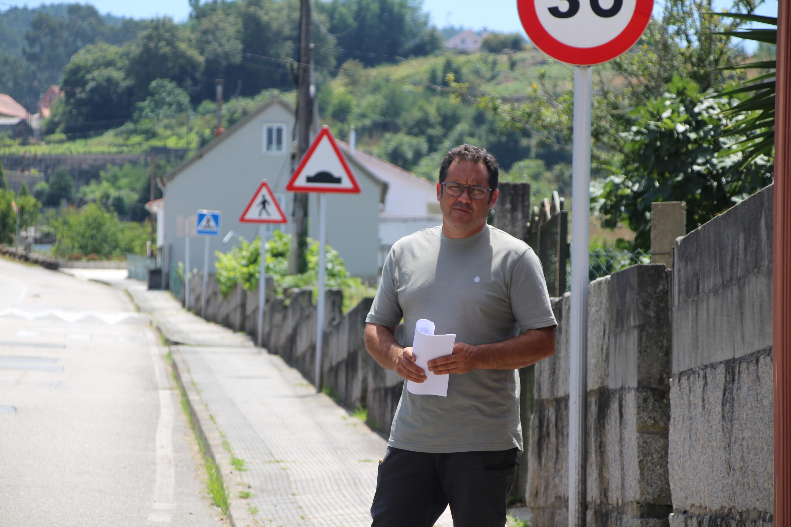pablo garrido na rúa Cochón