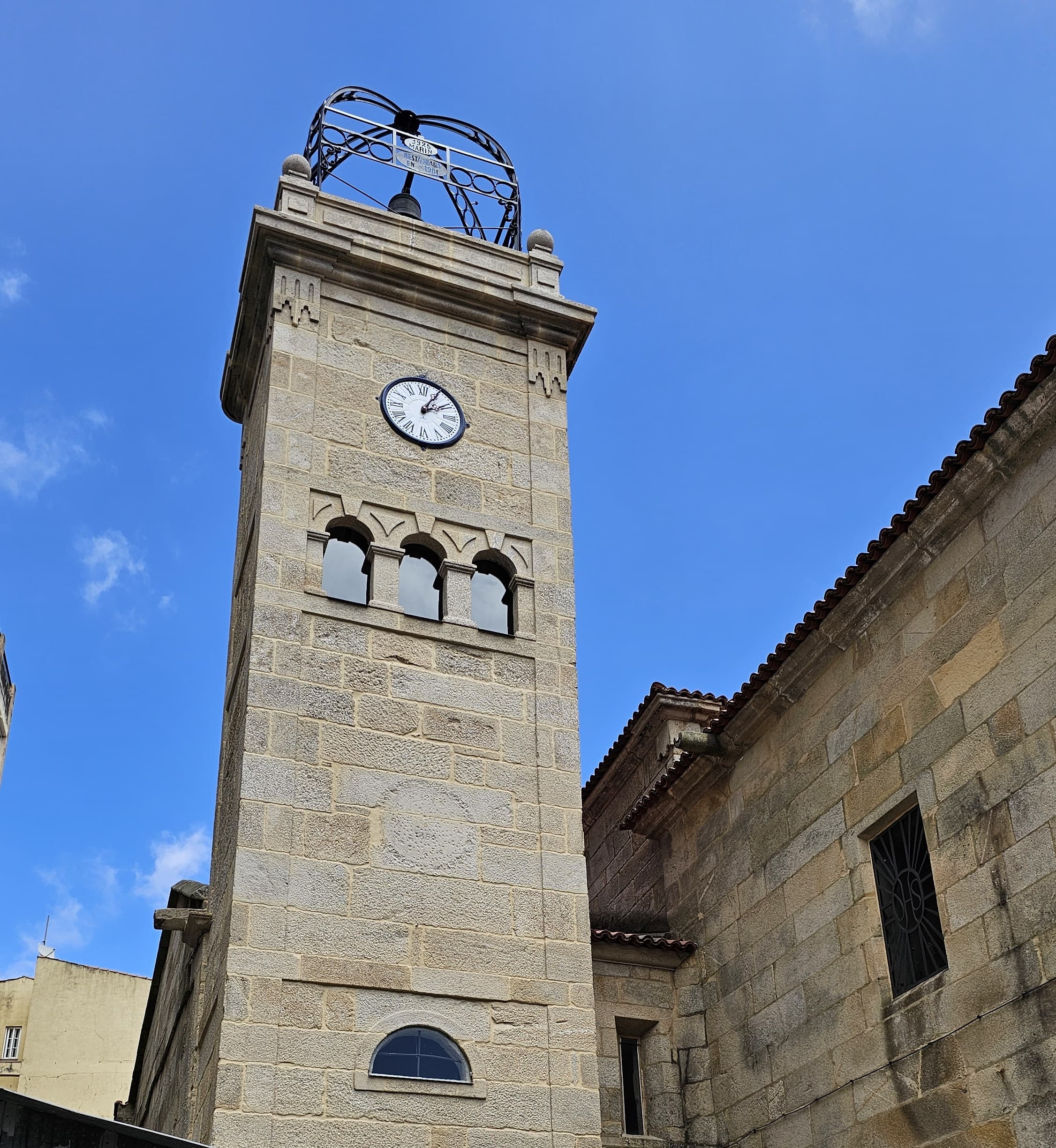 rematada a restauracion da torre do reloxo