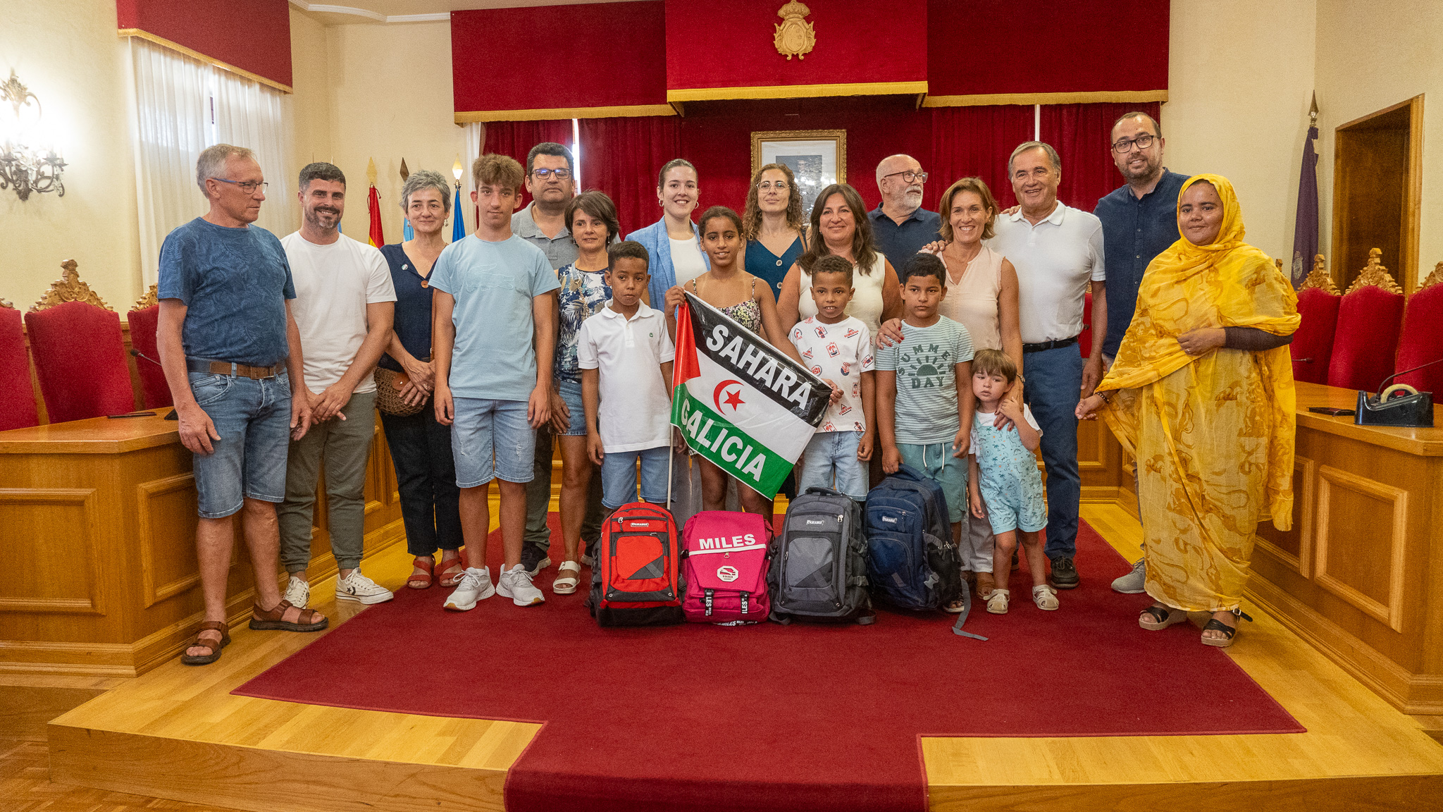 12082024 Recepción nenos e nenas saharauís