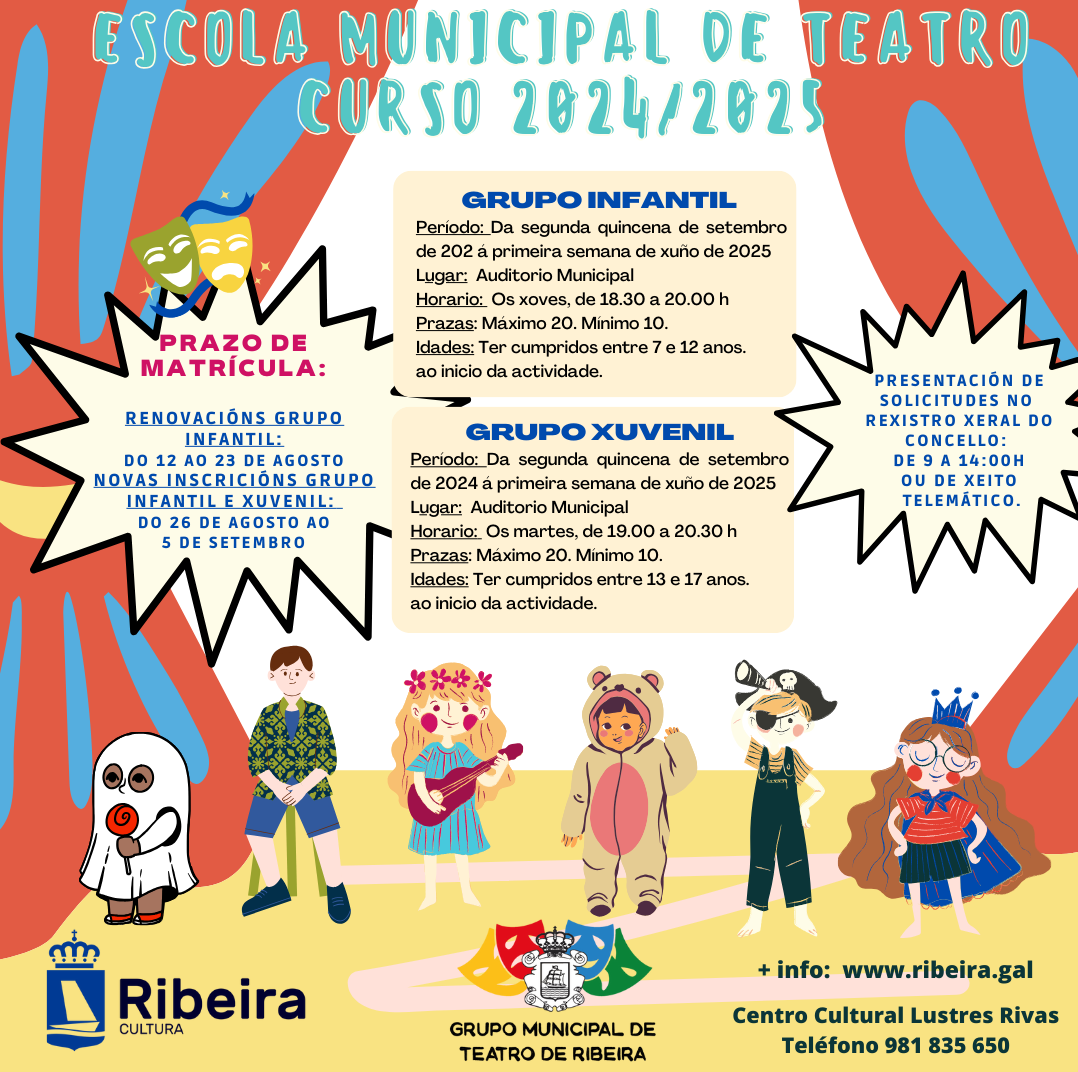 CARTEL escola municipal teatro infantil e xuvenil 24 25