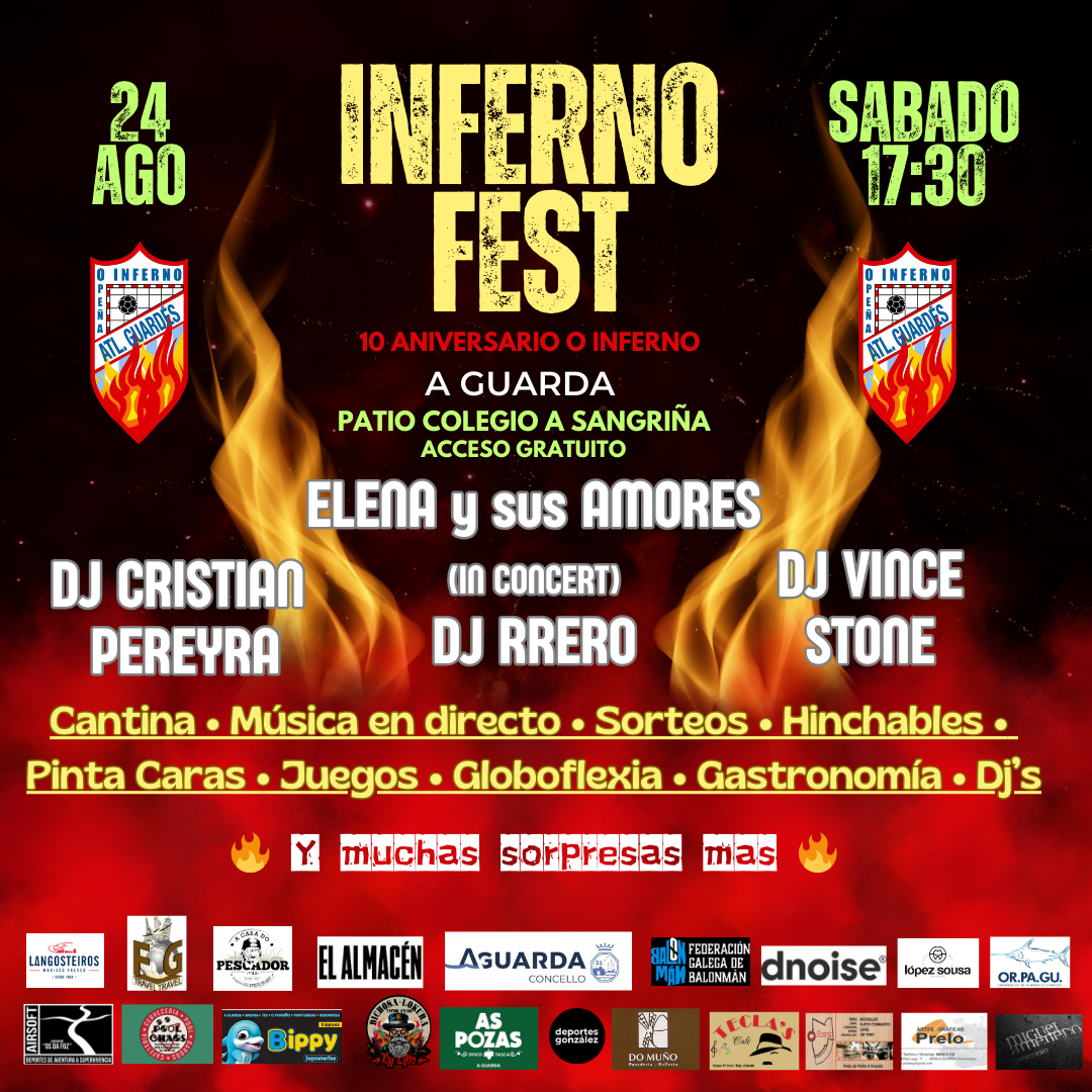 Cartel Inferno Fest A Guarda