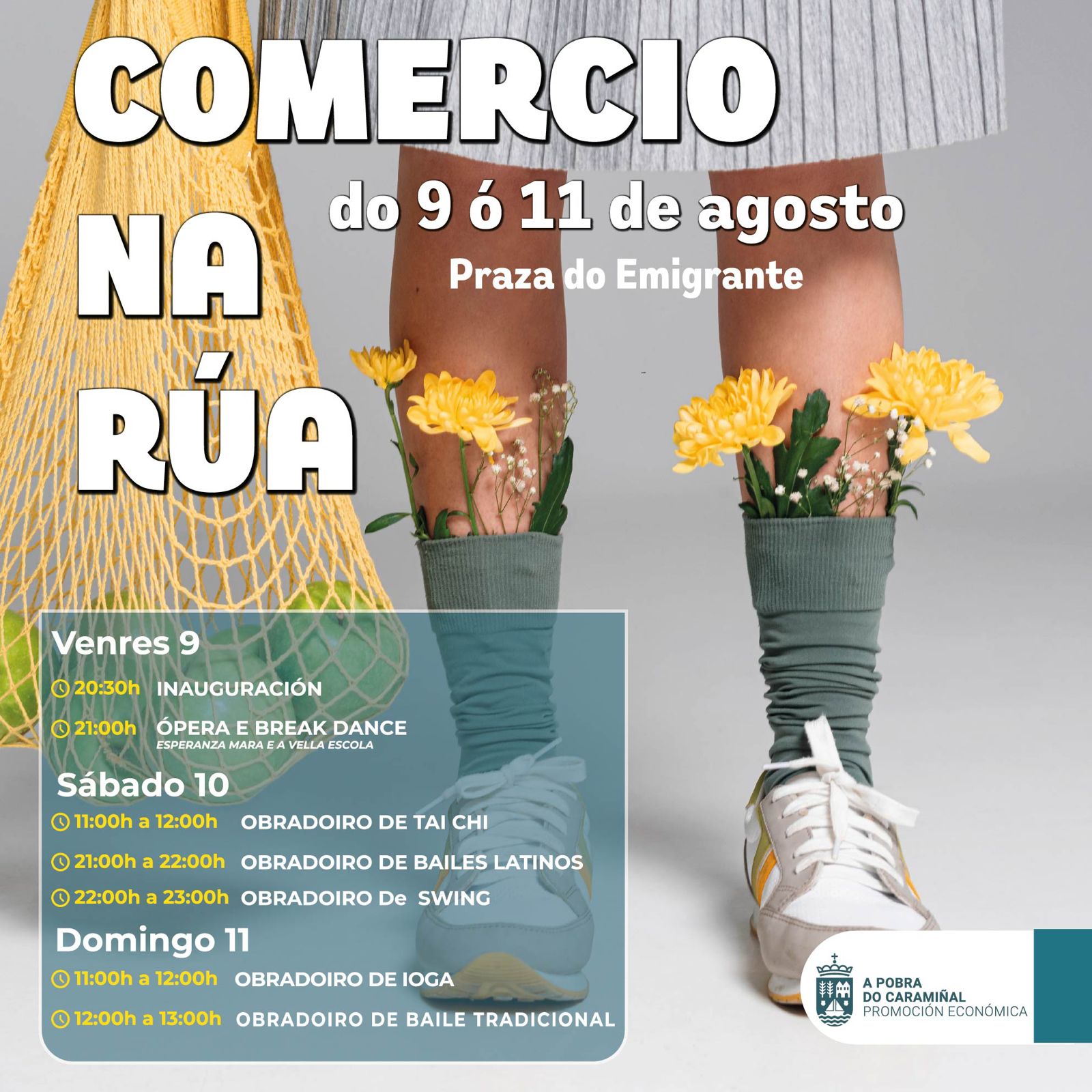 Cartel de Comercio na rúa 2024