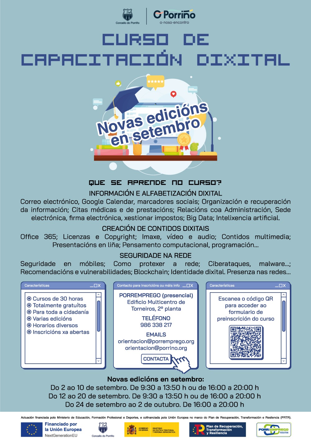 Curso-Capacitacion-Dixital-Porremprego-cartel-setembro