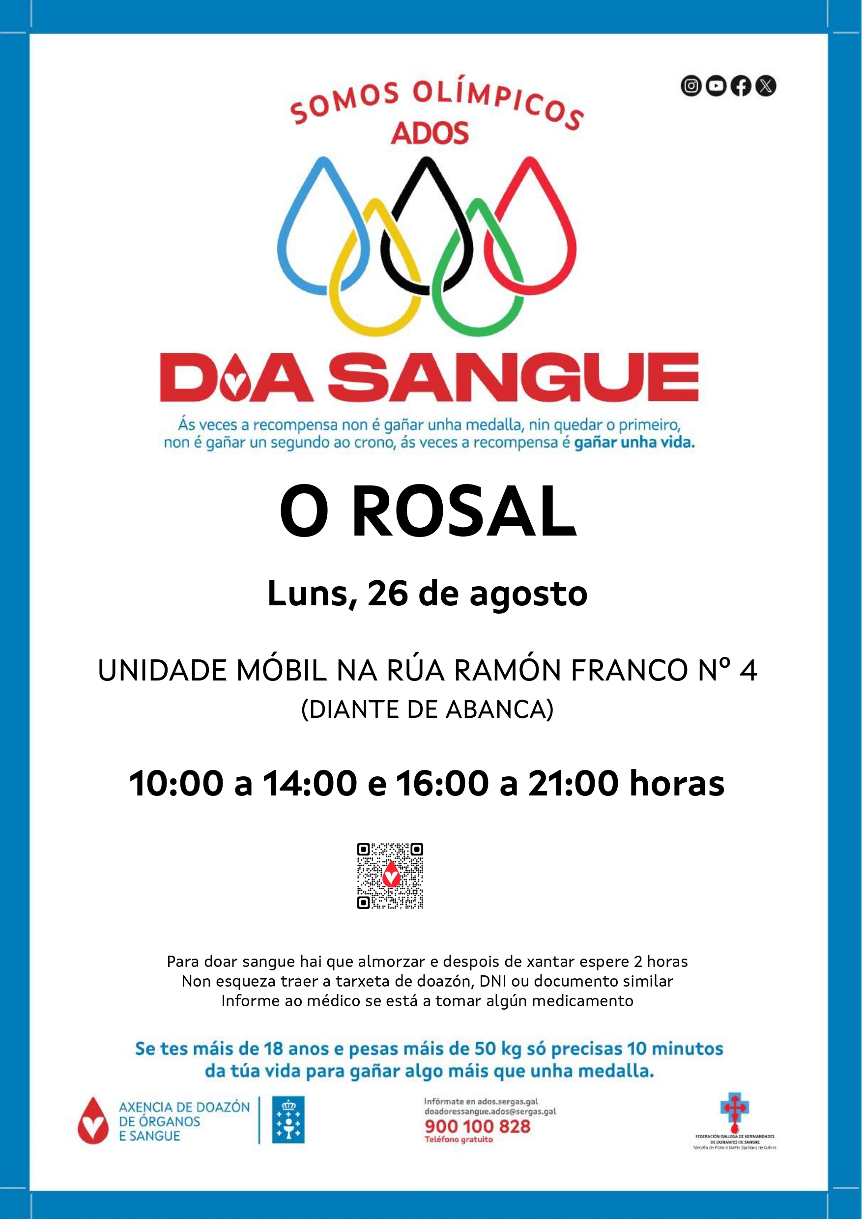 DOAZÓN DE SANGUE- O ROSAL