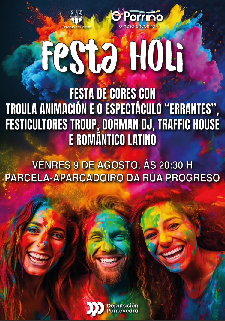 Festa-Holi-porrino-cartaz