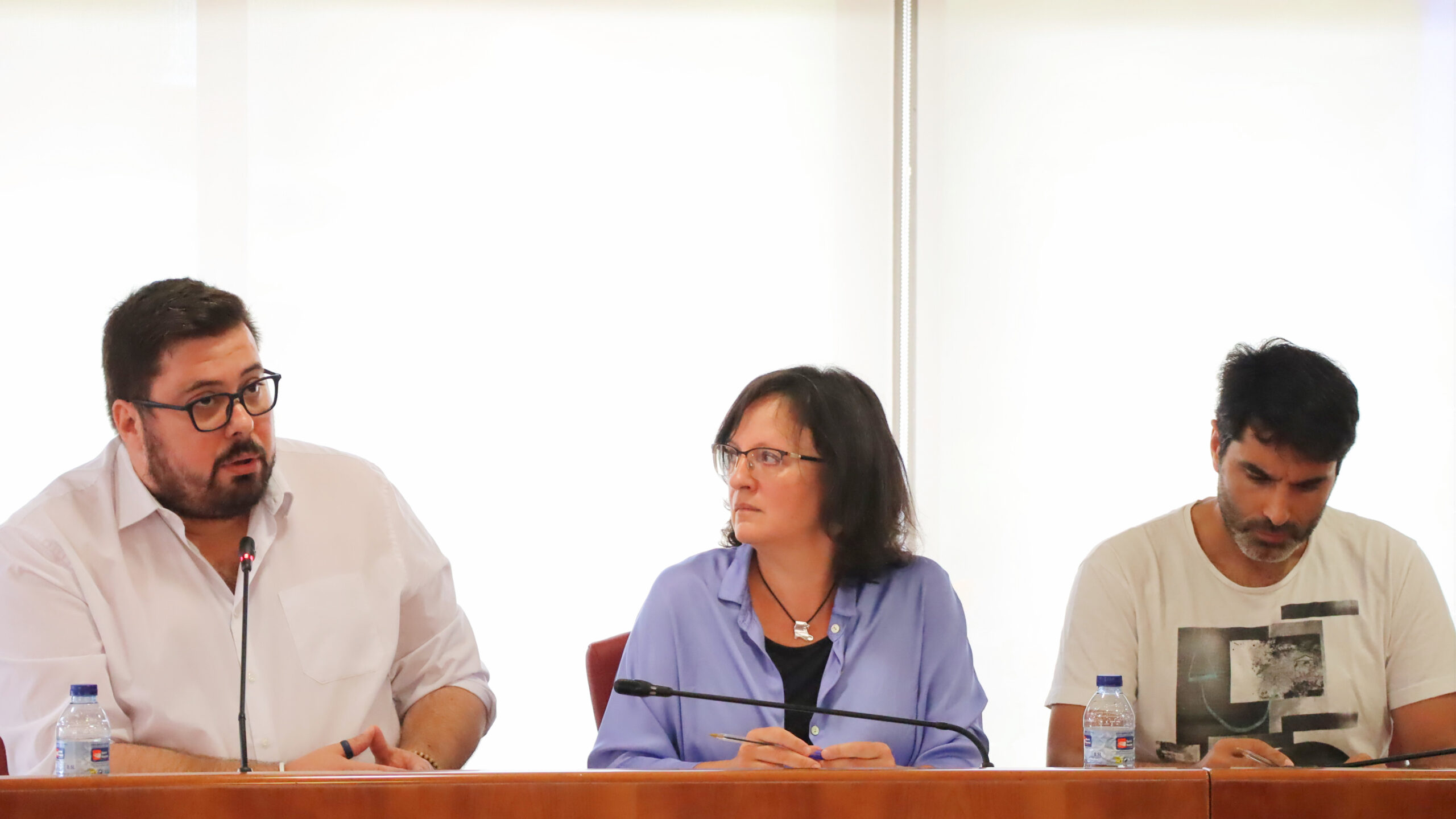 Foto_Xabier P Igrexas, Ana Martínez e Filipe Abalde_Pleno municipal