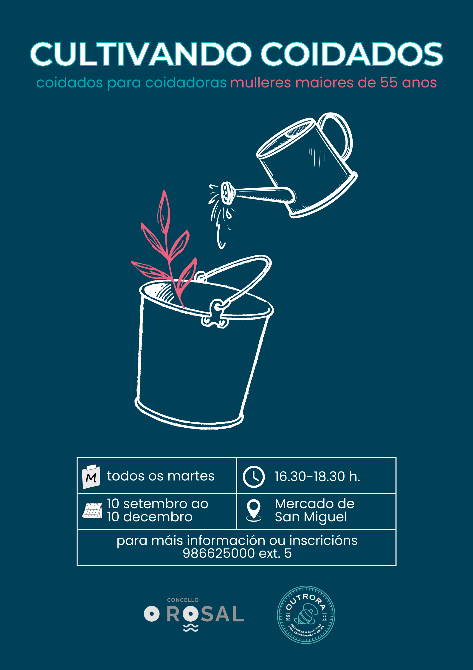 O Rosal impulsa o benestar das mulleres coidadoras coa segunda edicioìn de Cultivando Coidados