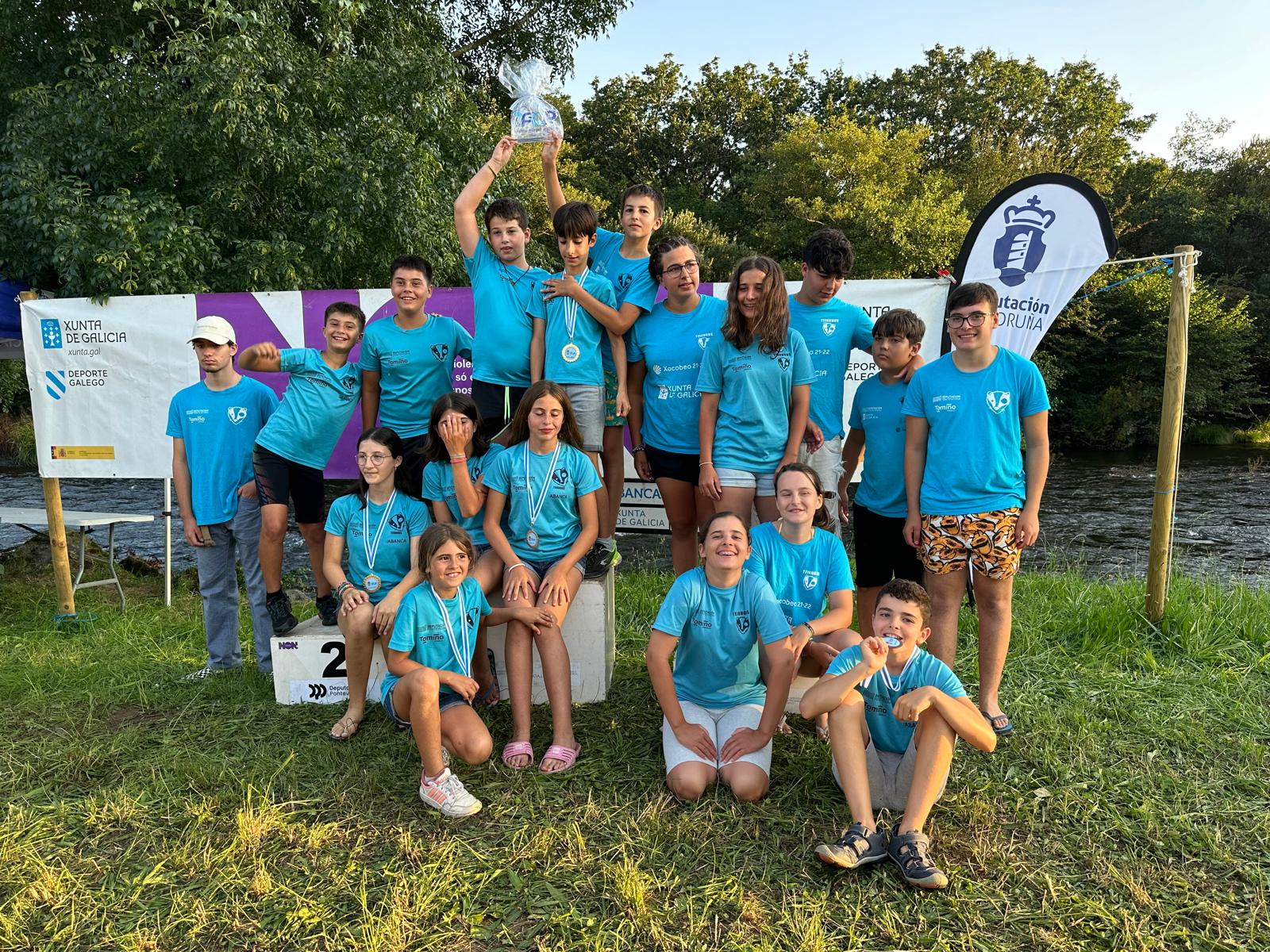 Os Teixugos, na Copa Galega de Promoción de Slálom en Dumbría