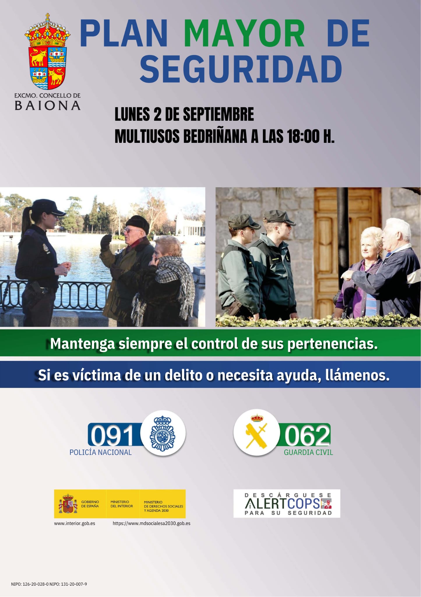 Plan Mayor de Seguridad Baiona 02.09.24