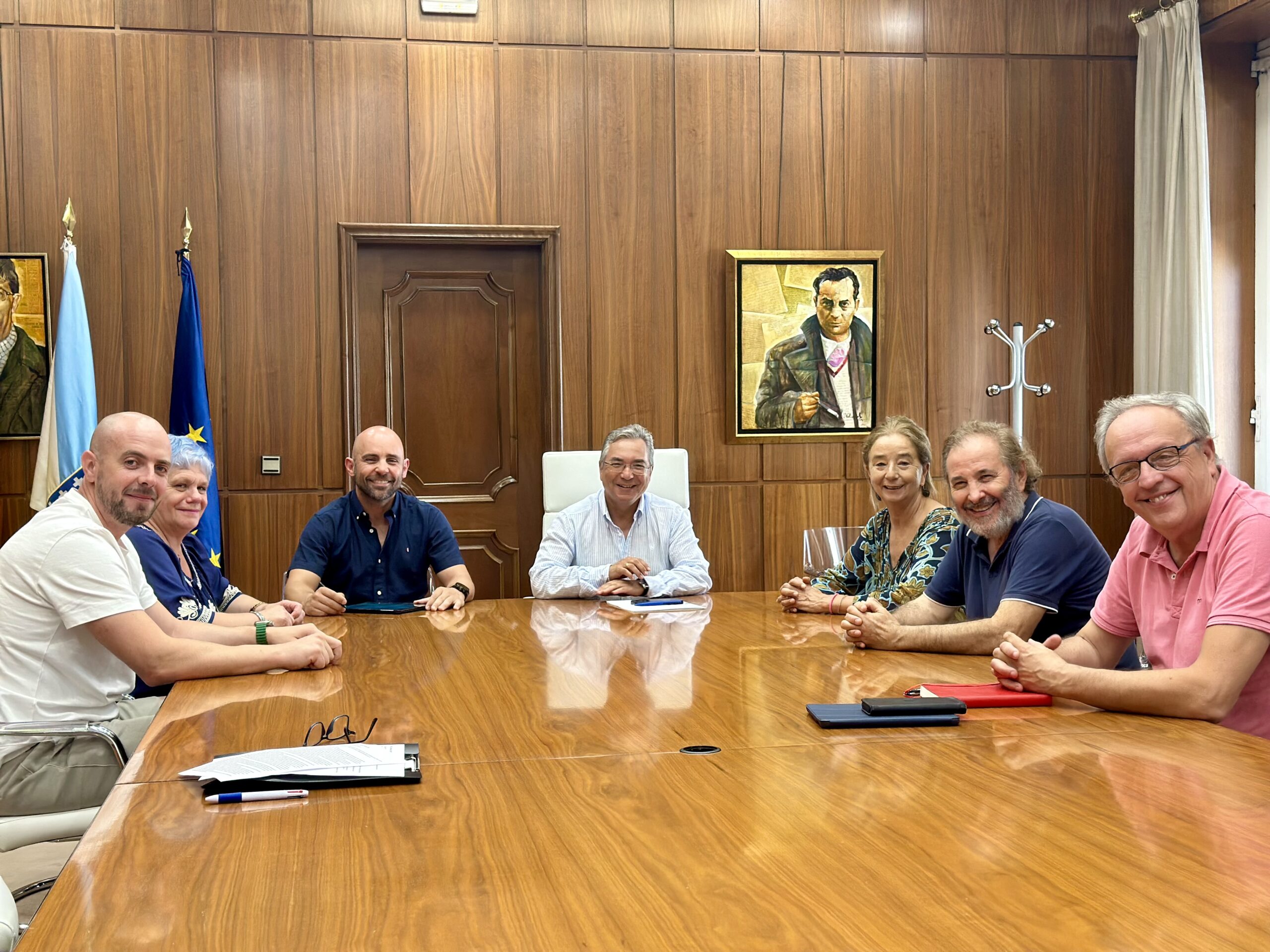 Reunión para o proxecto de recuperación da memoria da minería heroica – 1