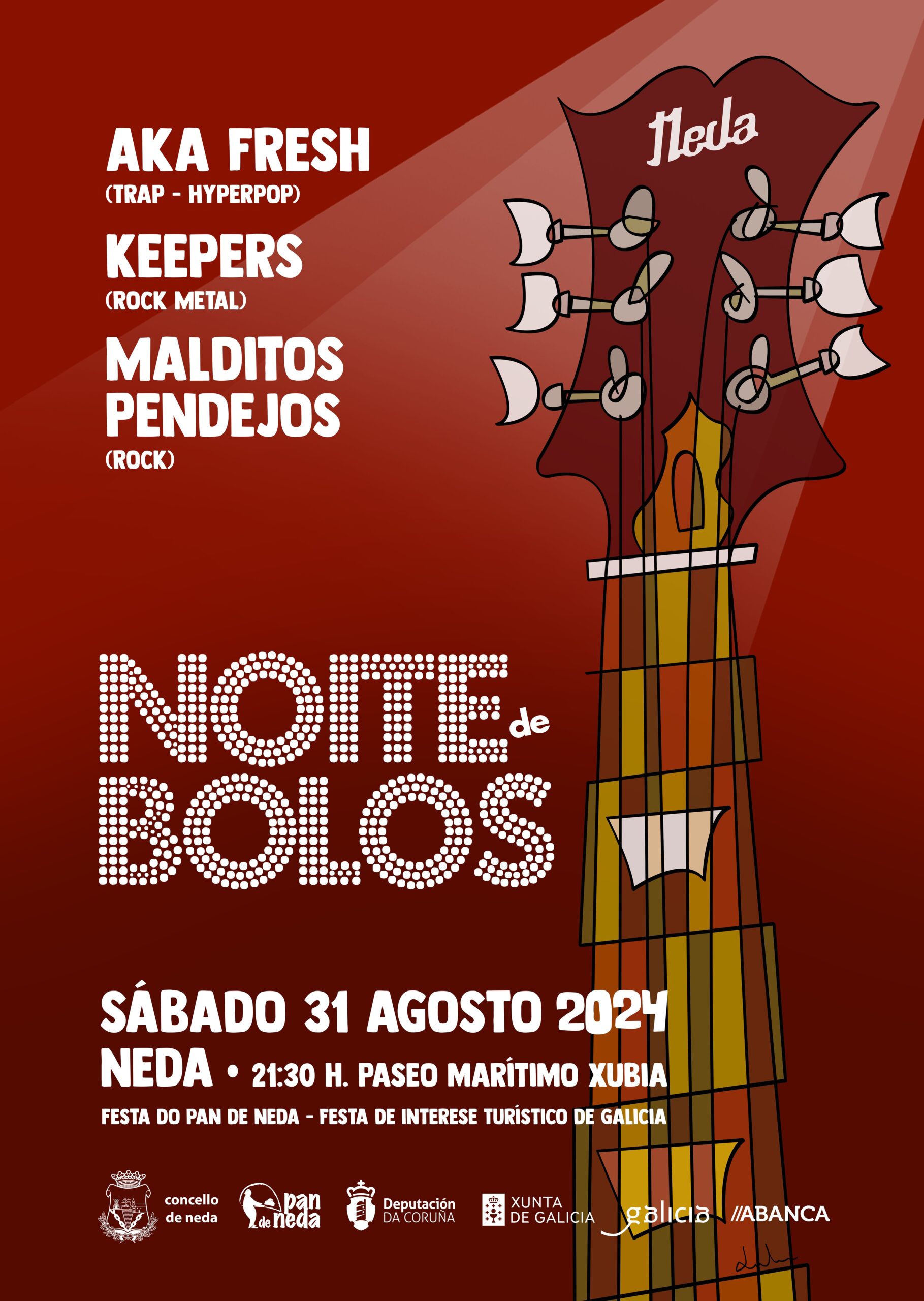 cartel NOITE DE BOLOS