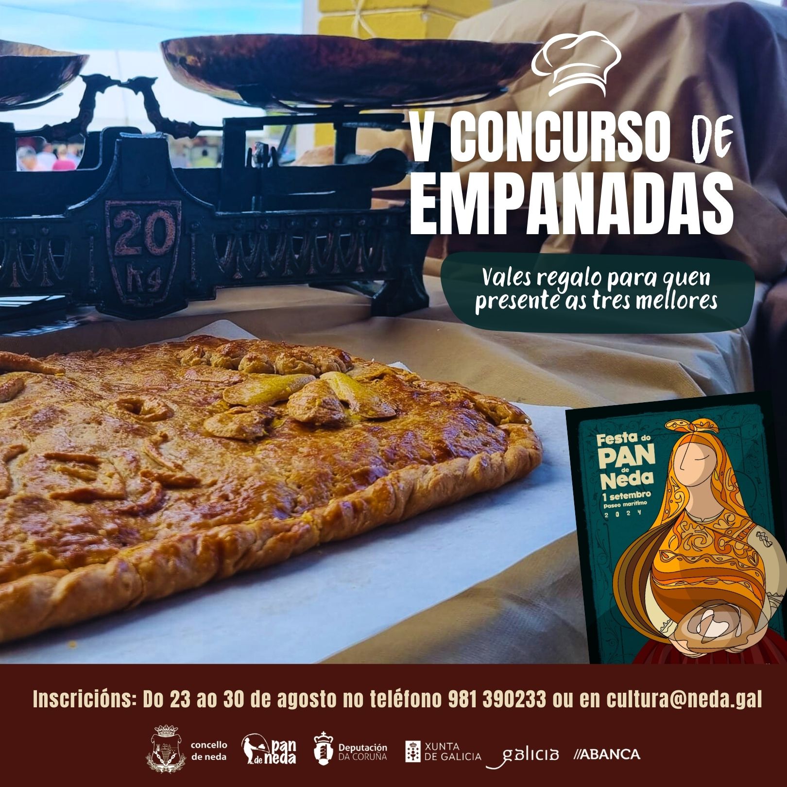 cartel concurso empanadas 2024